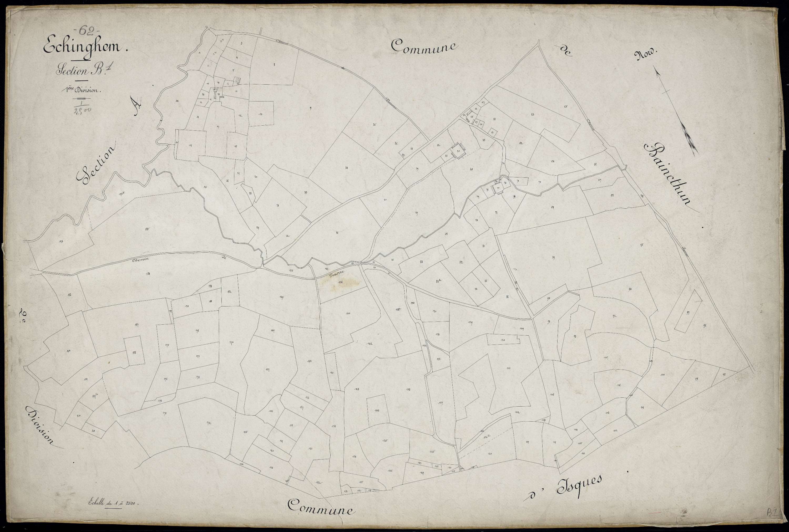 Echinghen - Section B, 1re feuille