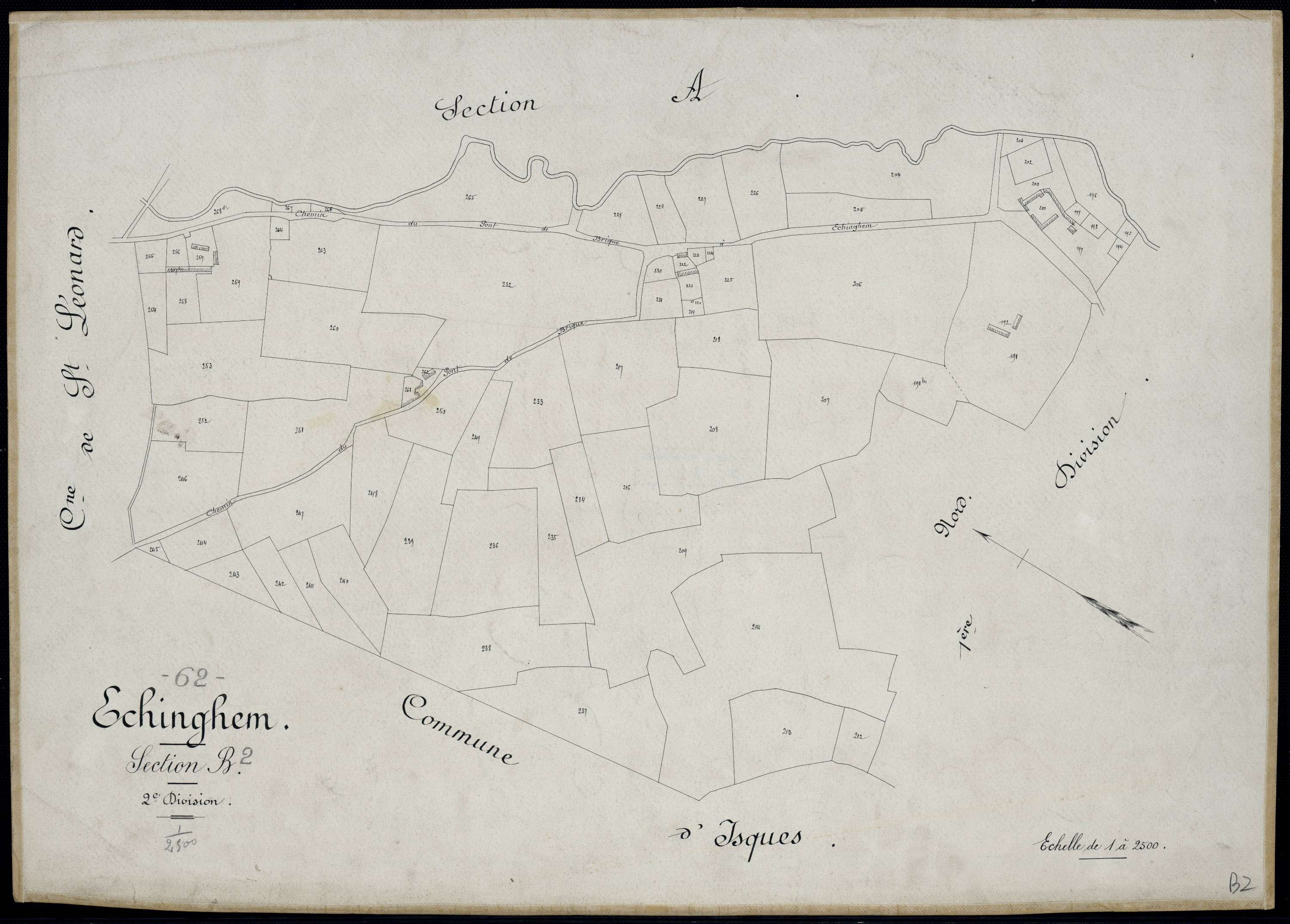 Echinghen - Section B, 2e feuille