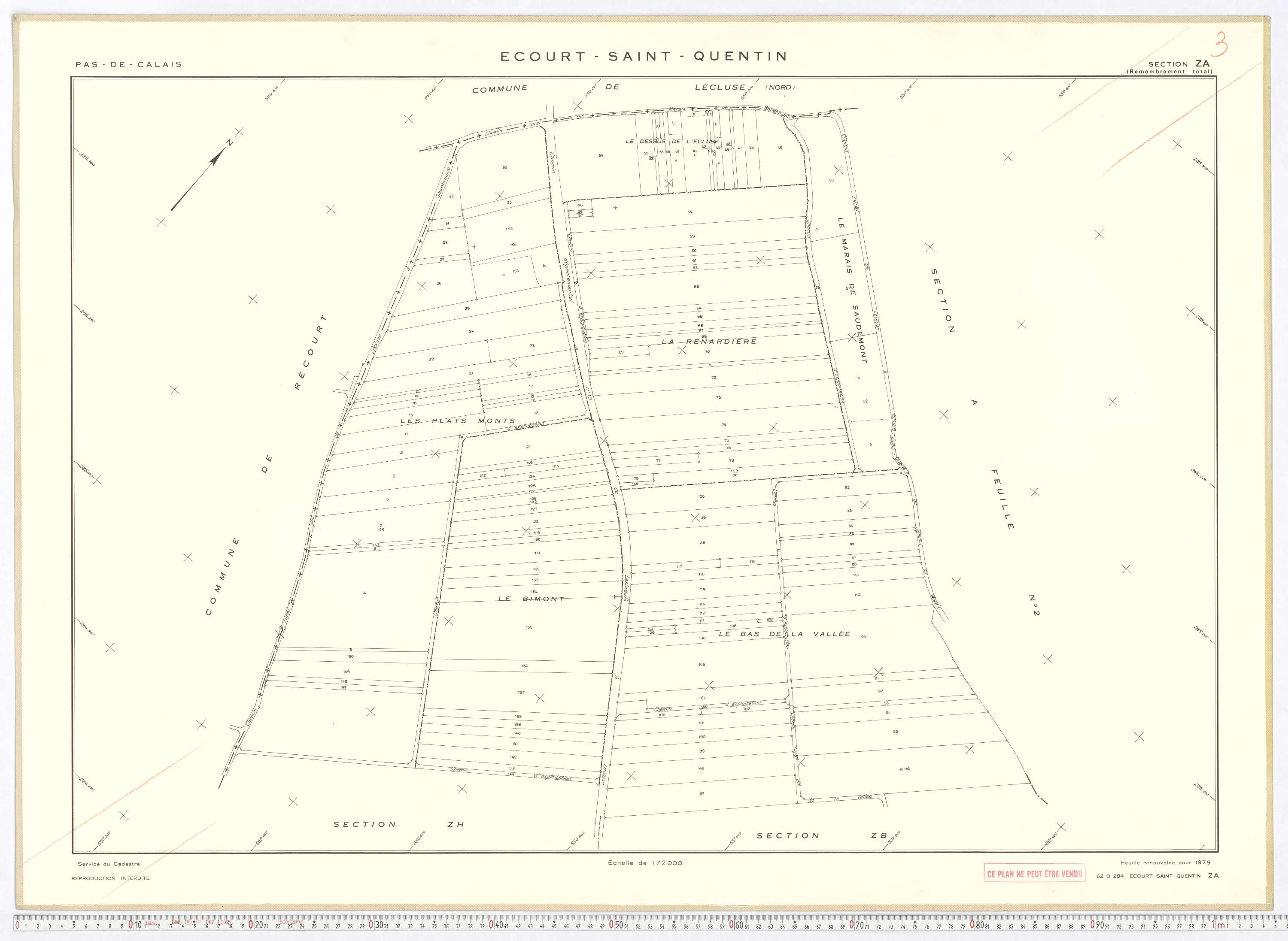 Écourt-Saint-Quentin - Section ZA.