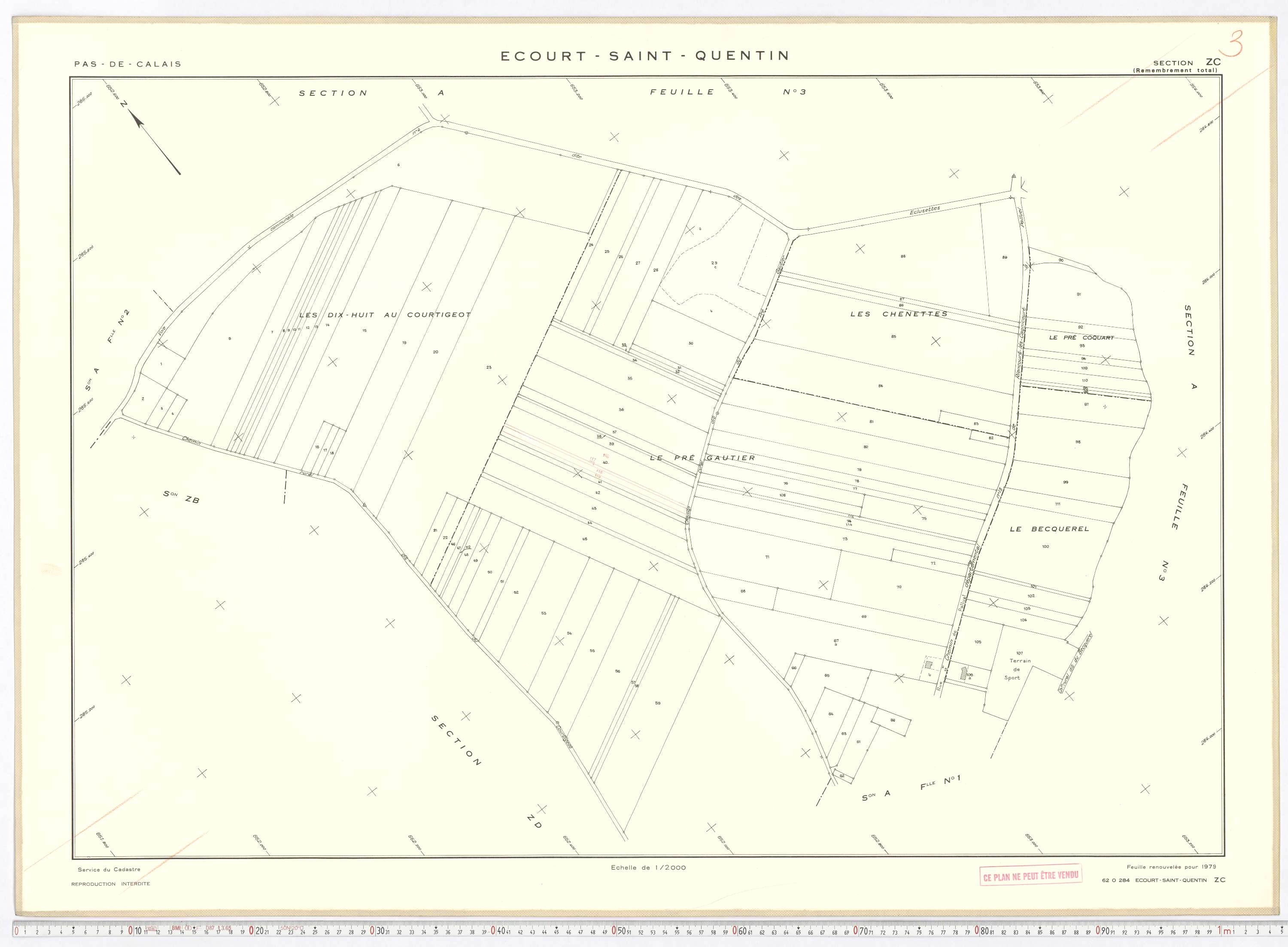 Écourt-Saint-Quentin - Section ZC.