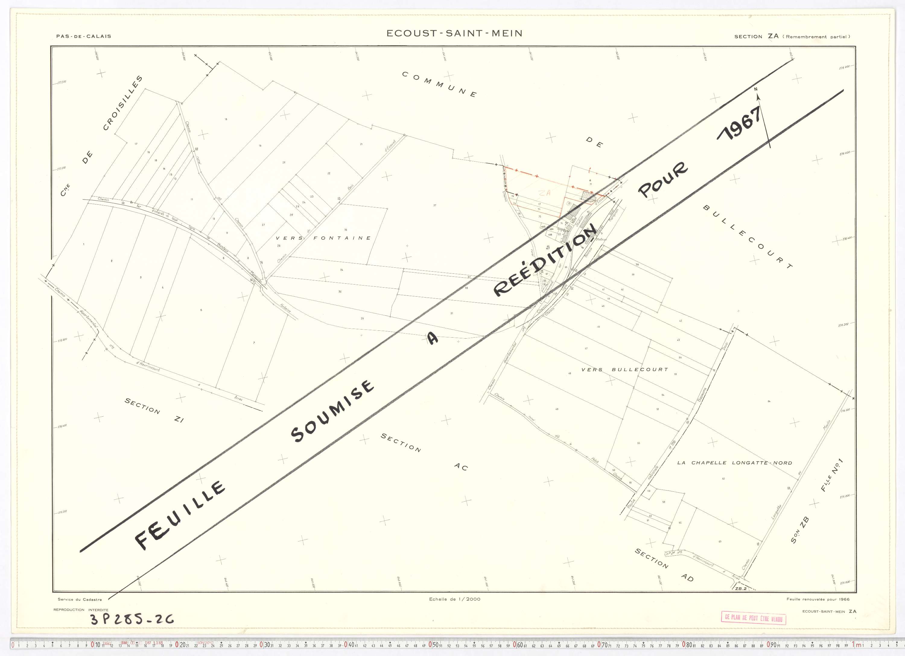 Écoust-Saint-Mein - Section ZA.