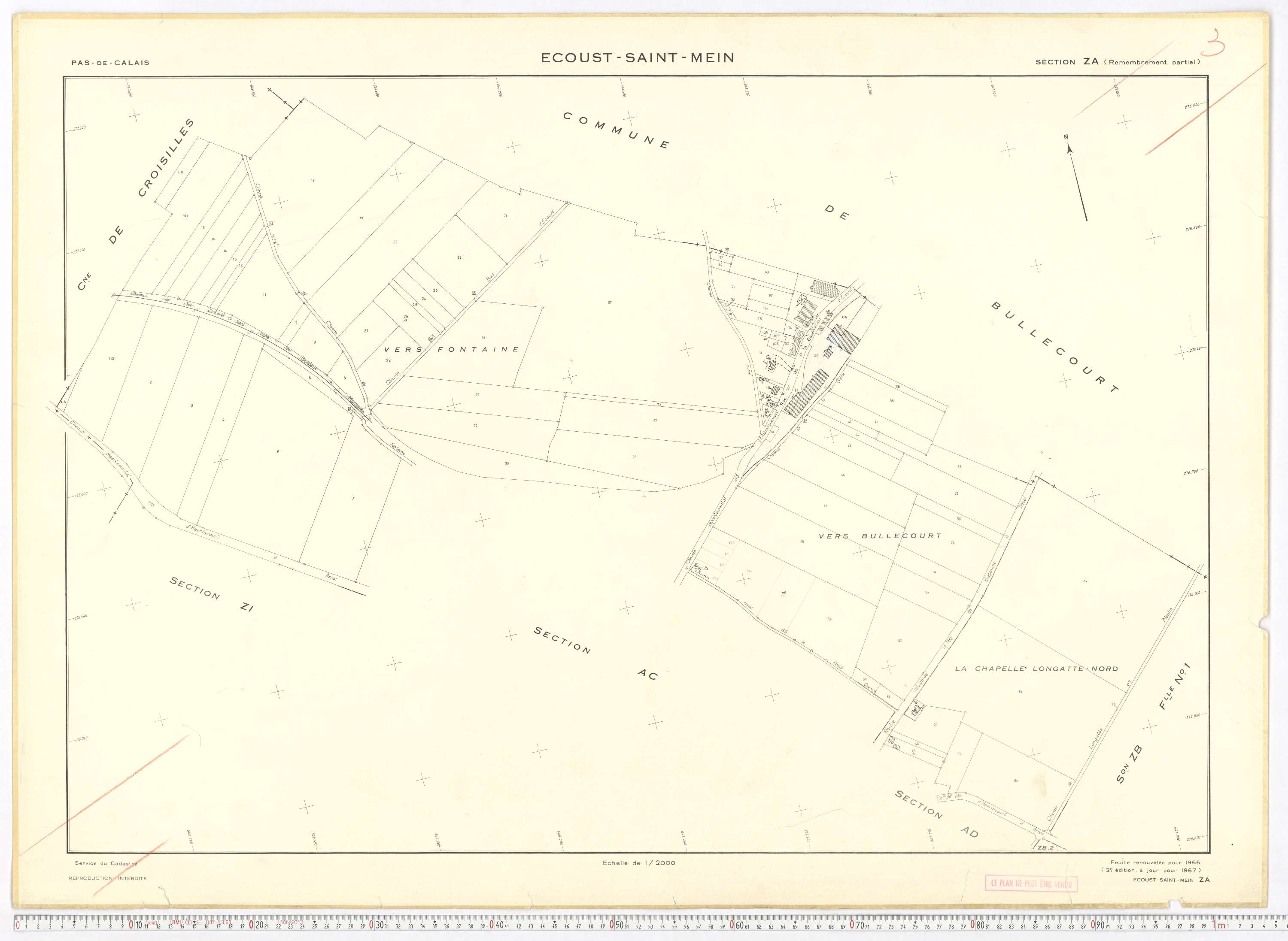 Écoust-Saint-Mein - Section ZA.