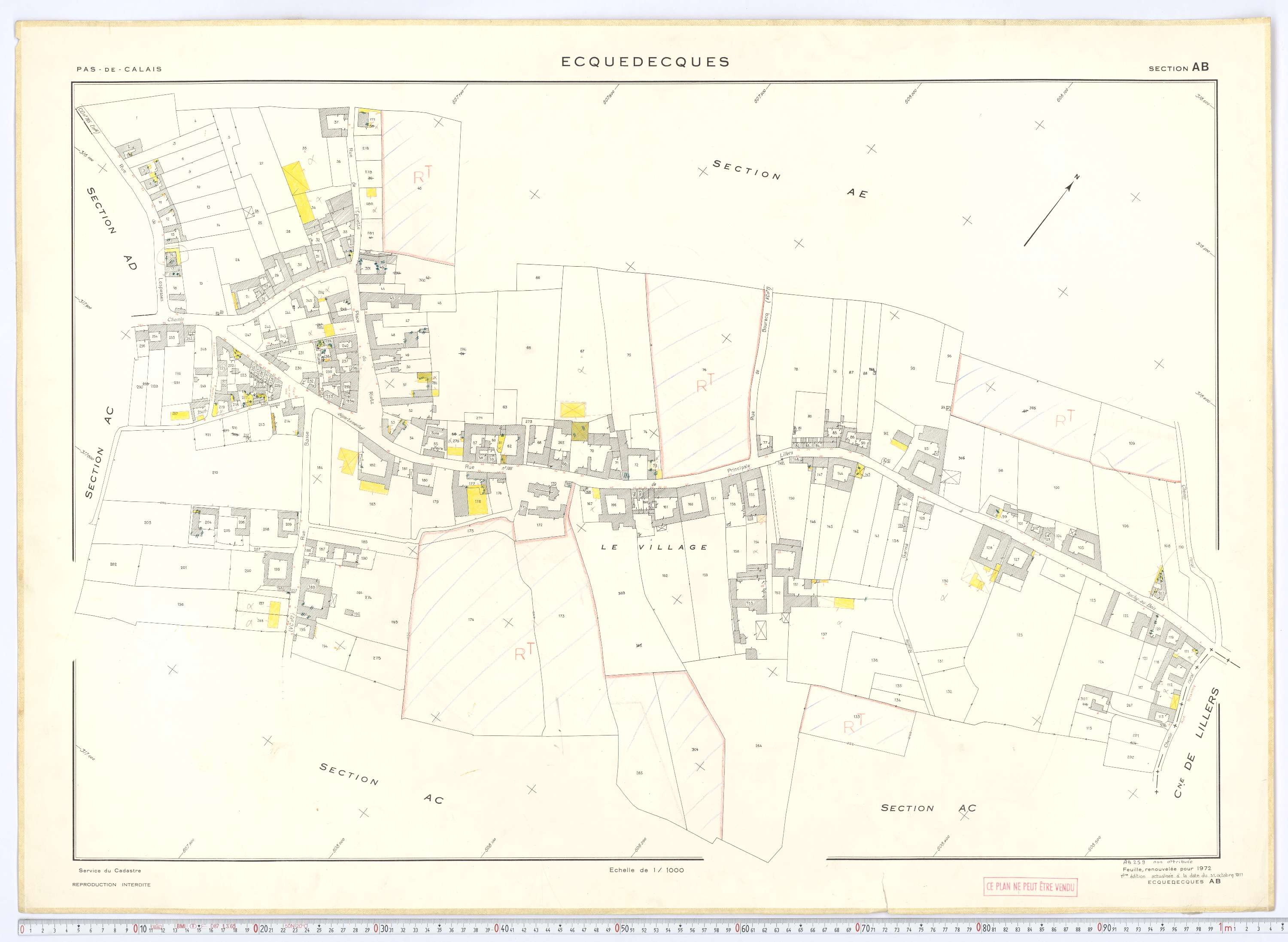 Ecquedecques - Section AB.