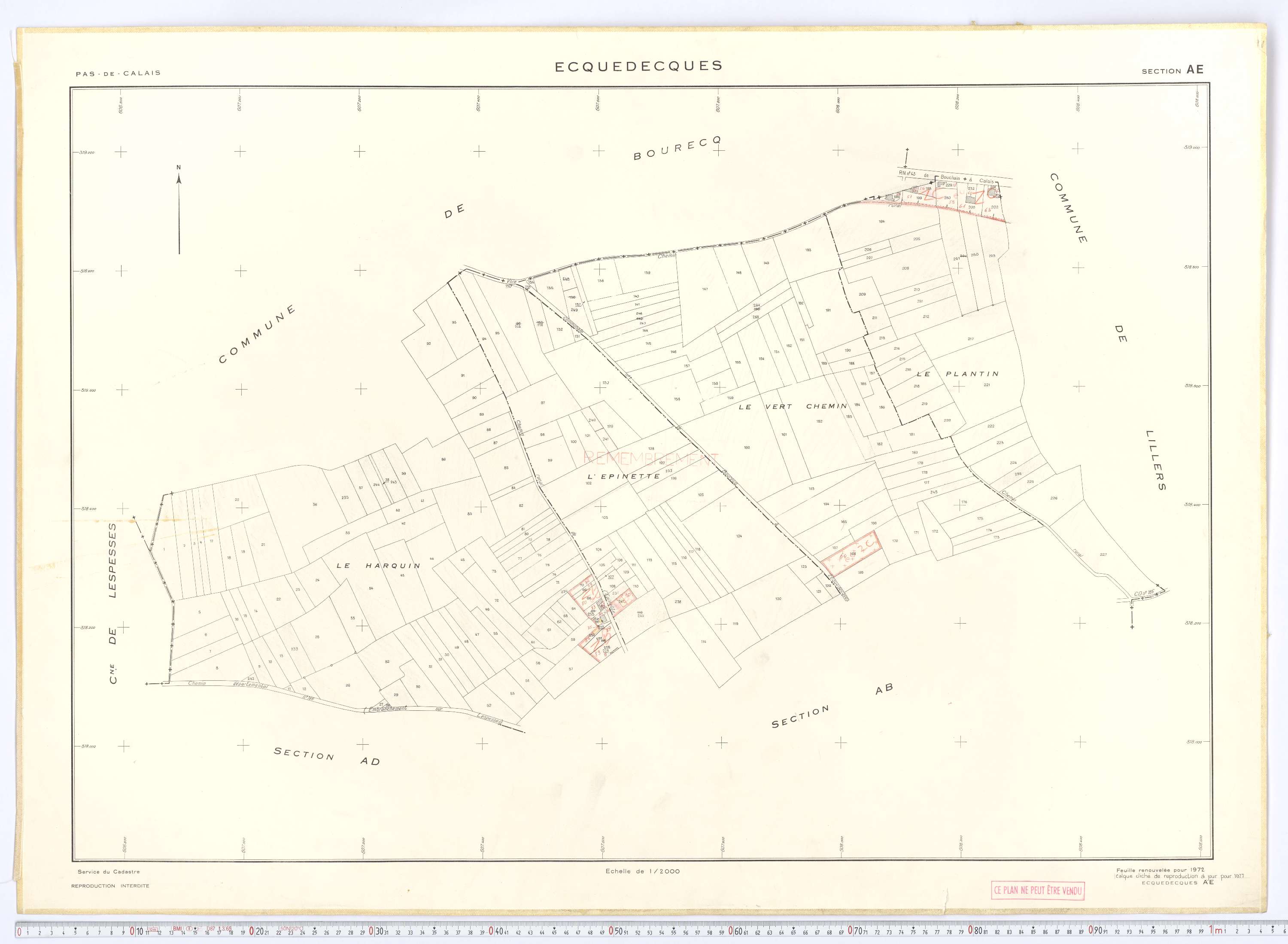 Ecquedecques - Section AE.