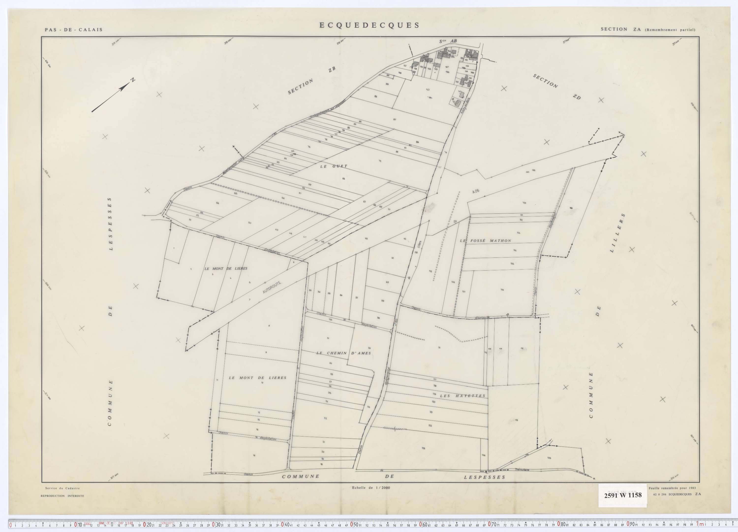 Ecquedecques - Section ZA.