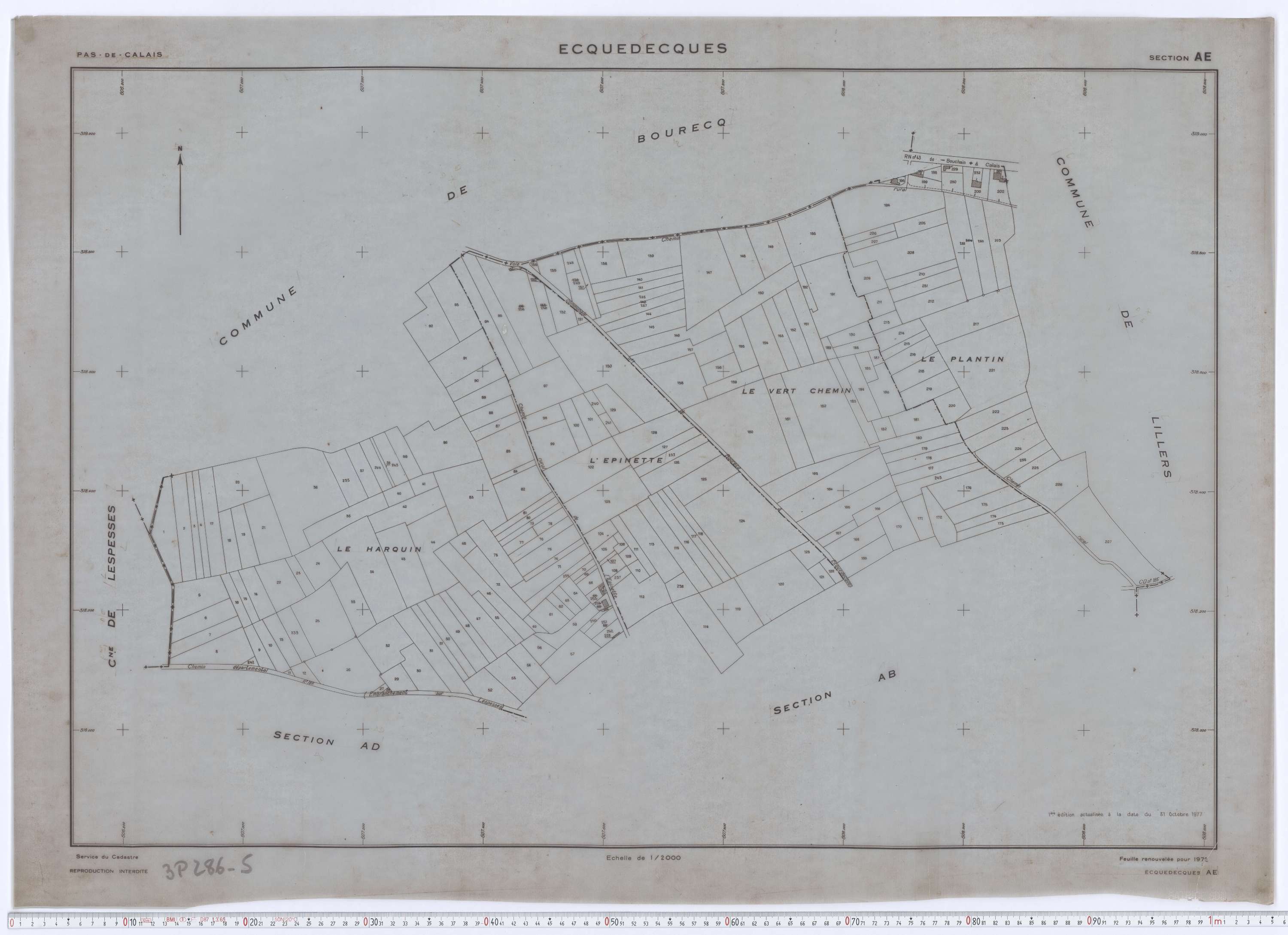Ecquedecques - Section AE.