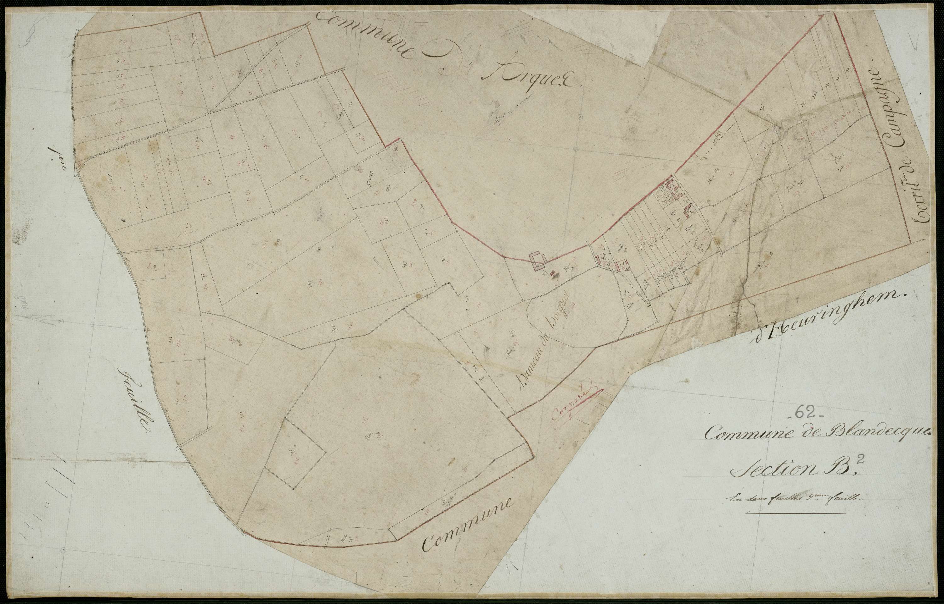 Ecques - Section B, 2e feuille