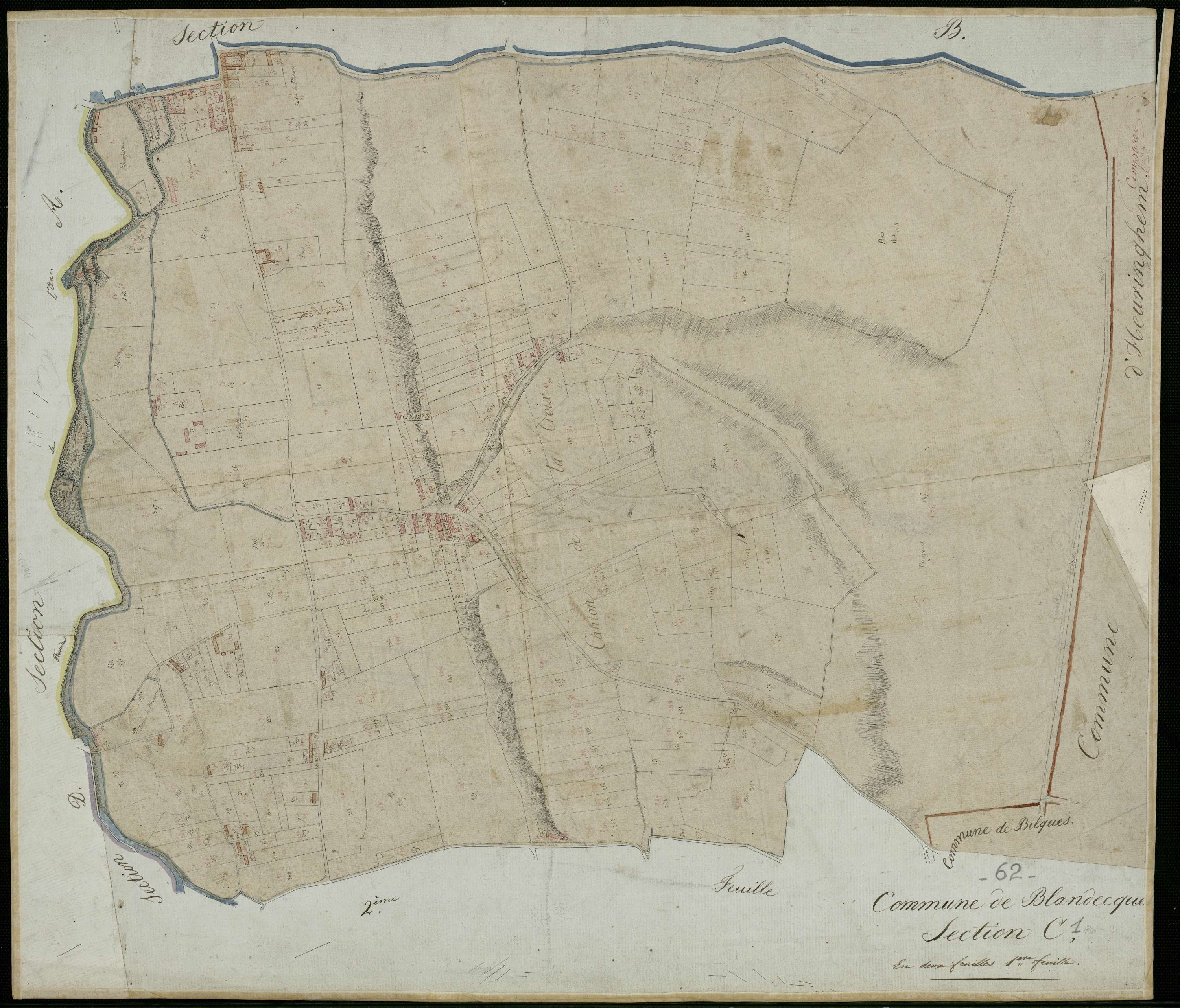 Ecques - Section C, 1re feuille