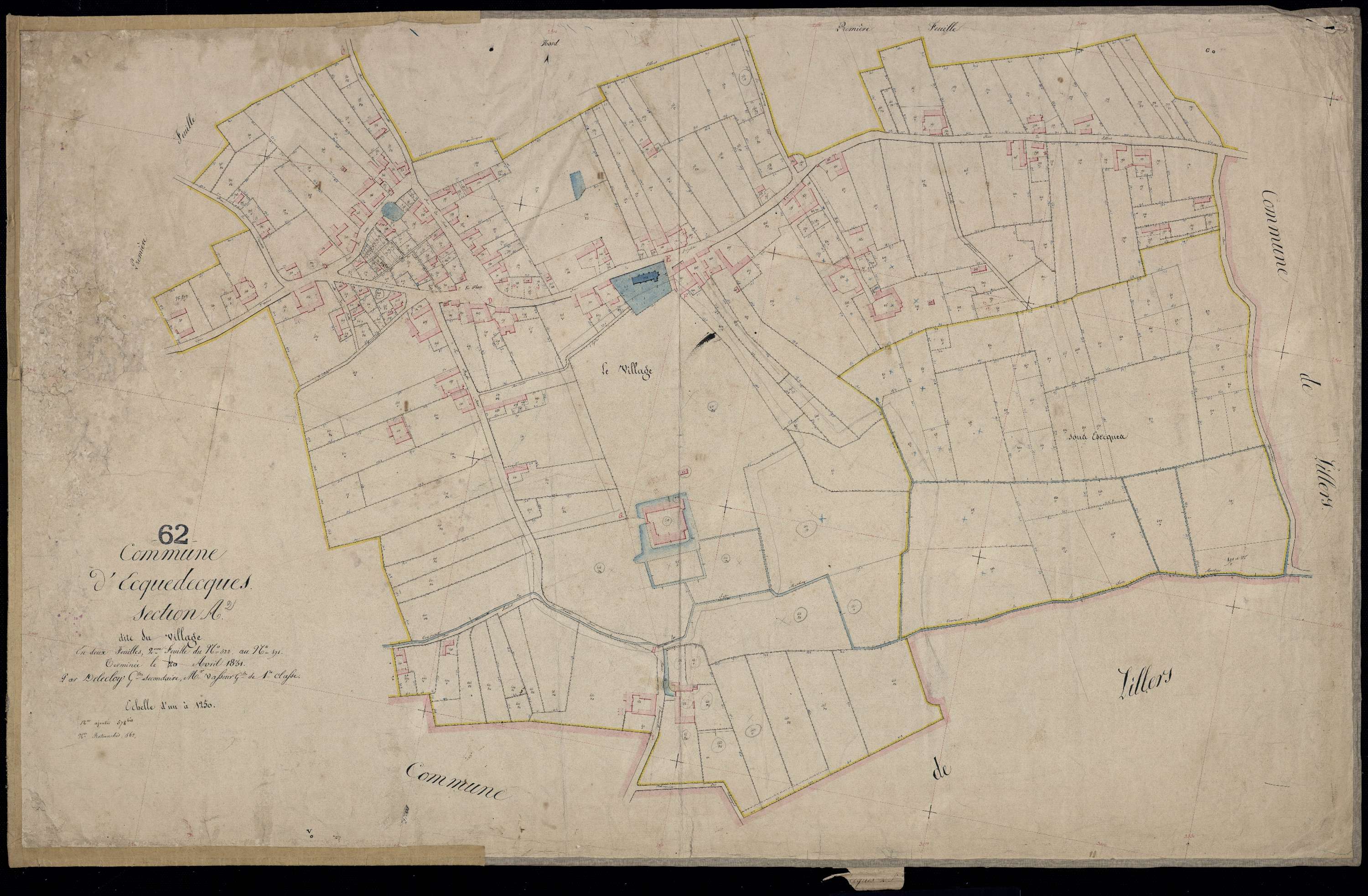 Ecques - Section A, 2e feuille