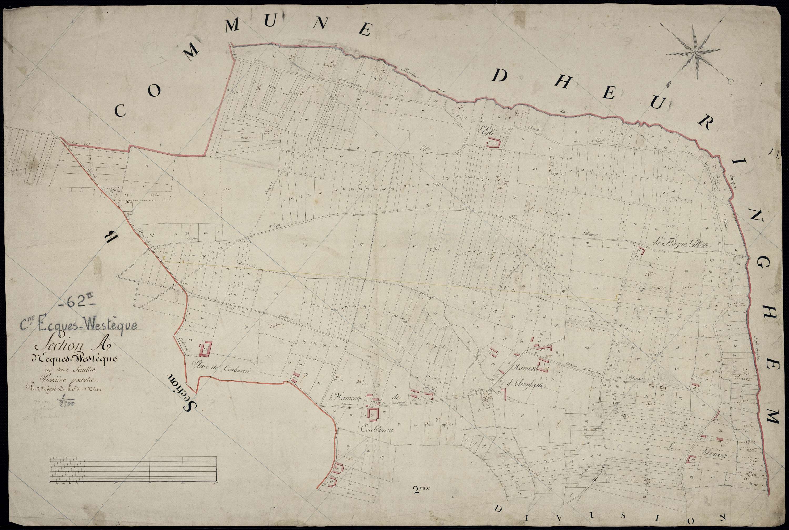 Ecques - Section A, 1re feuille