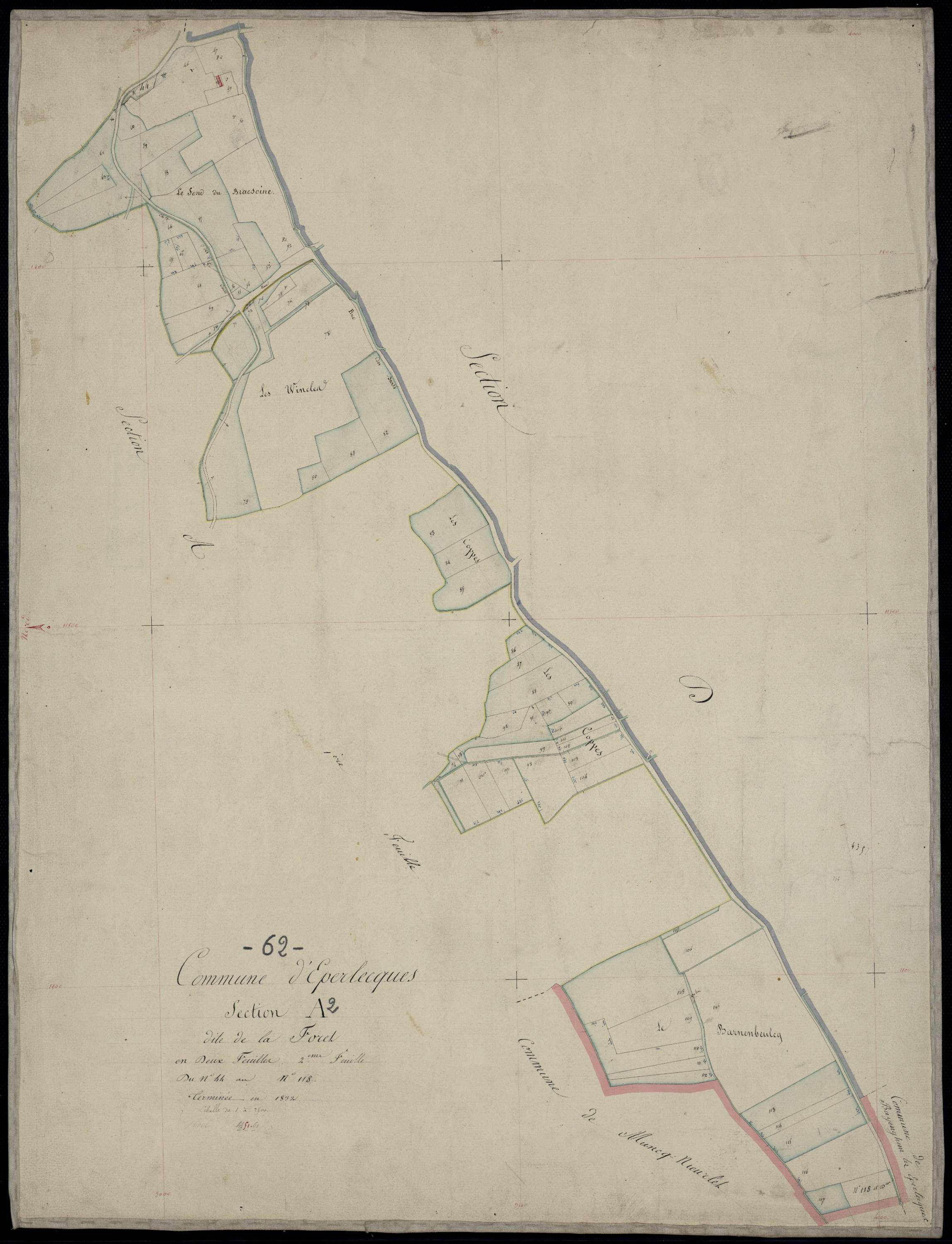 Ecques - Section A, 2e feuille