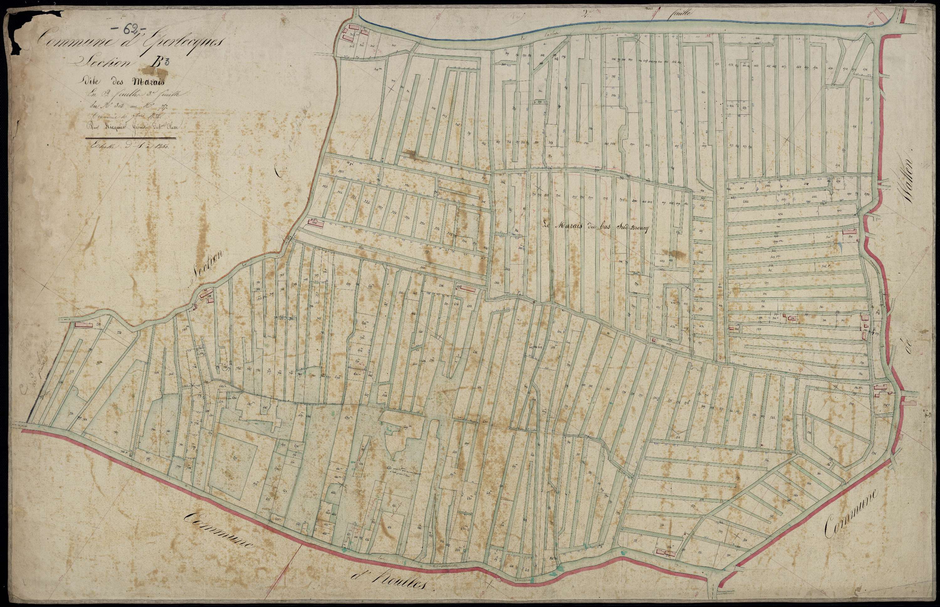 Ecques - Section B, 3e feuille