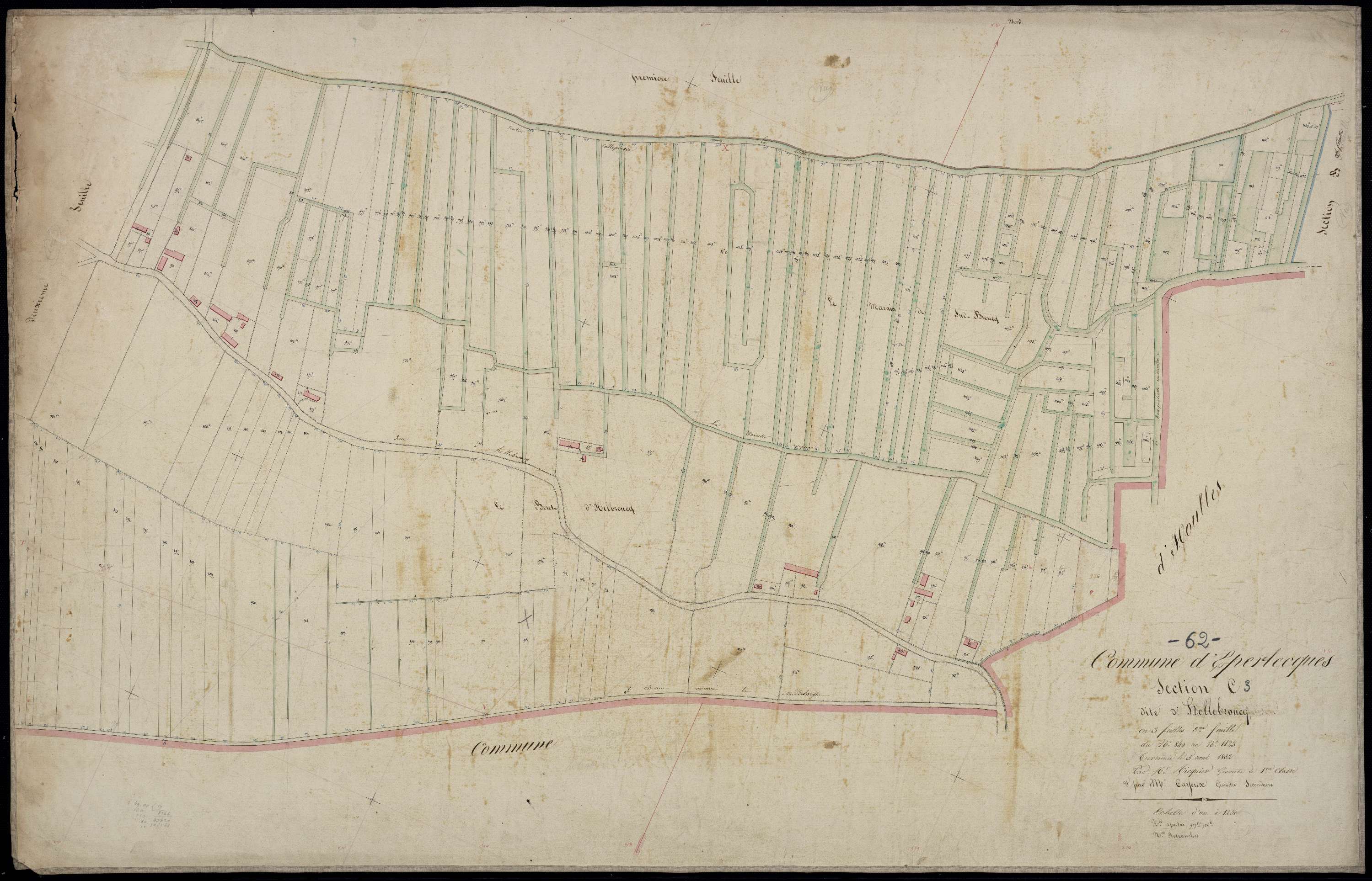 Ecques - Section C, 3e feuille