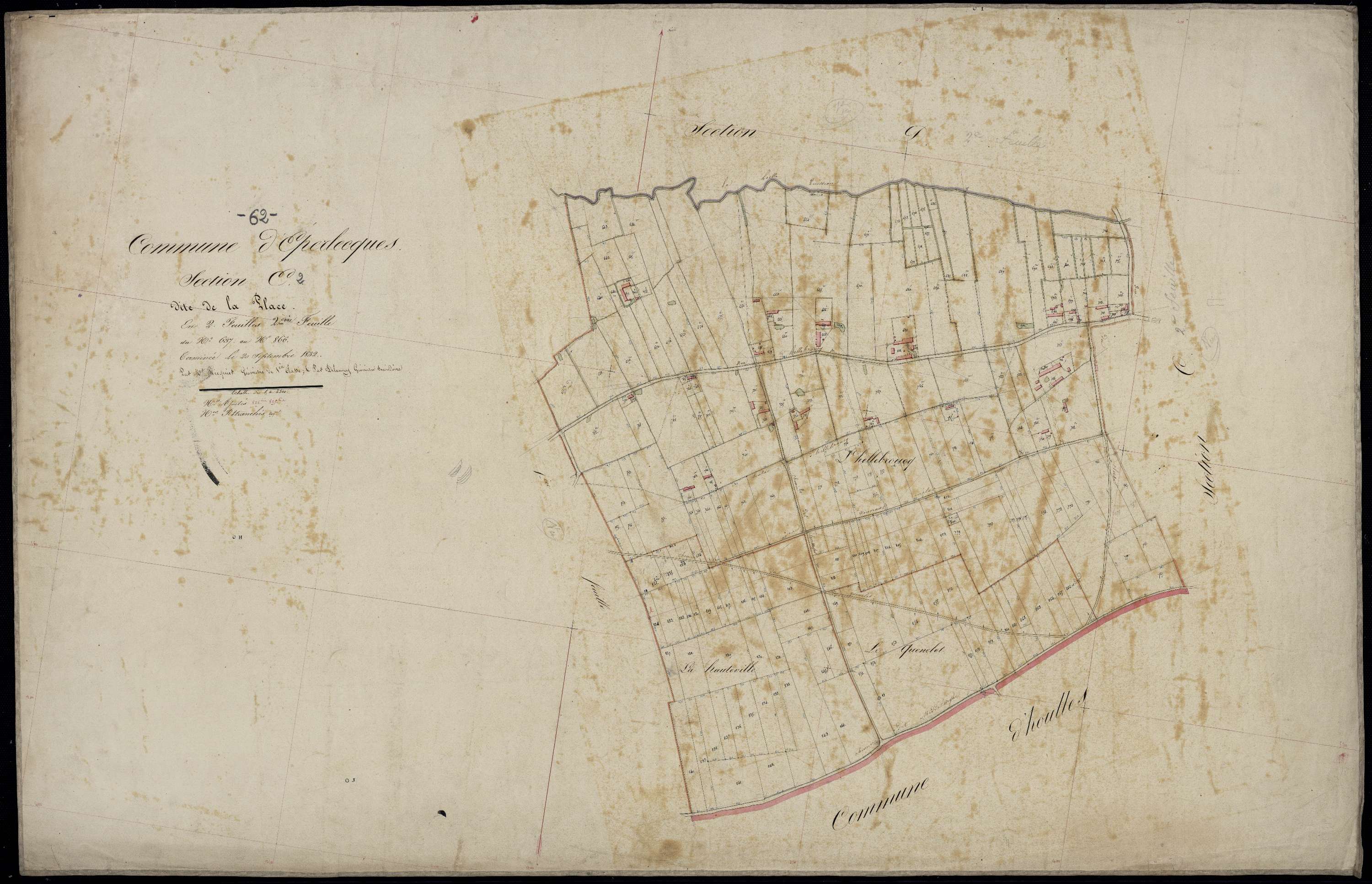 Ecques - Section E, 2e feuille