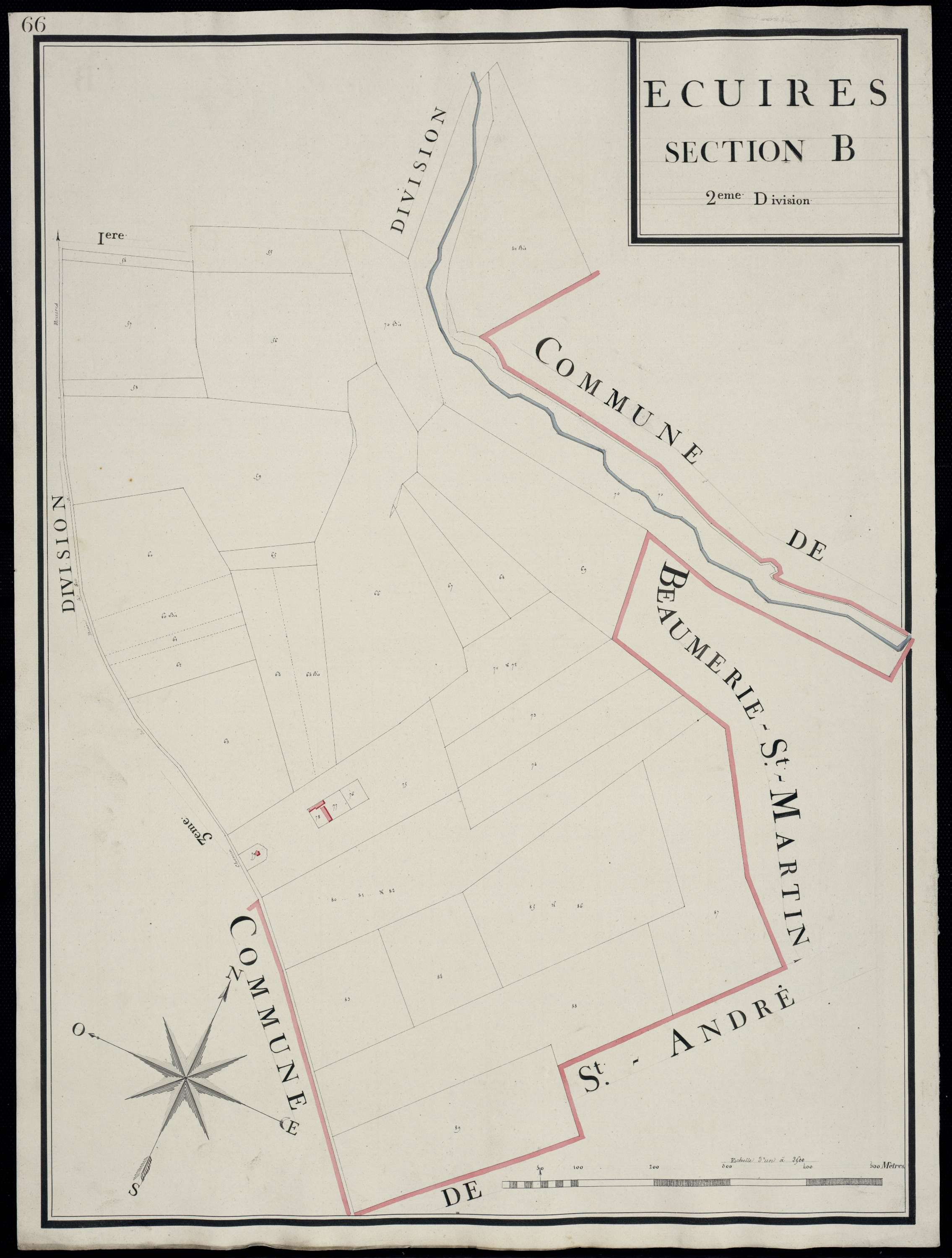 Écuires - Section B, 2e feuille