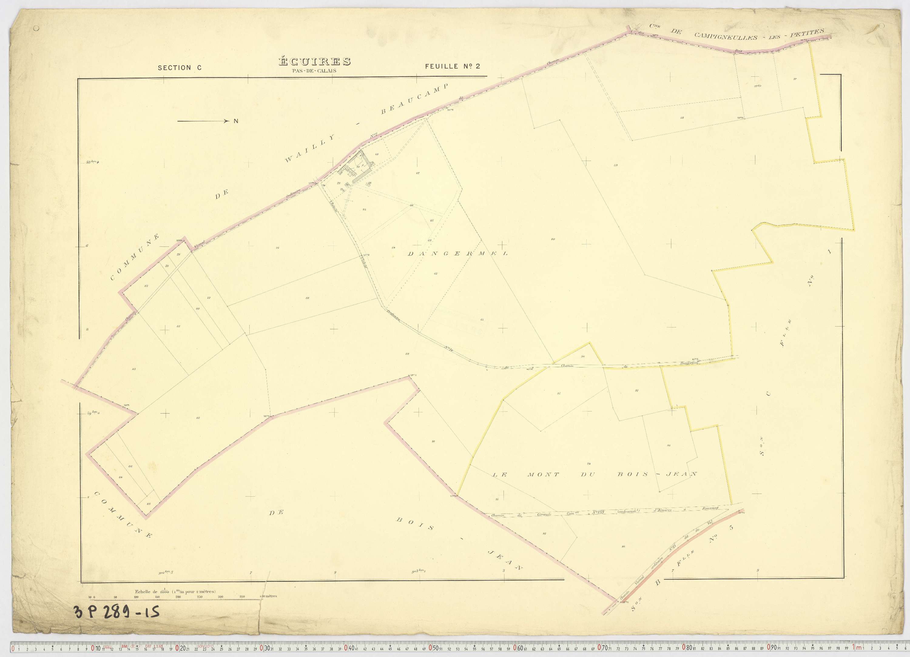 Écuires - Section C, feuille 2.