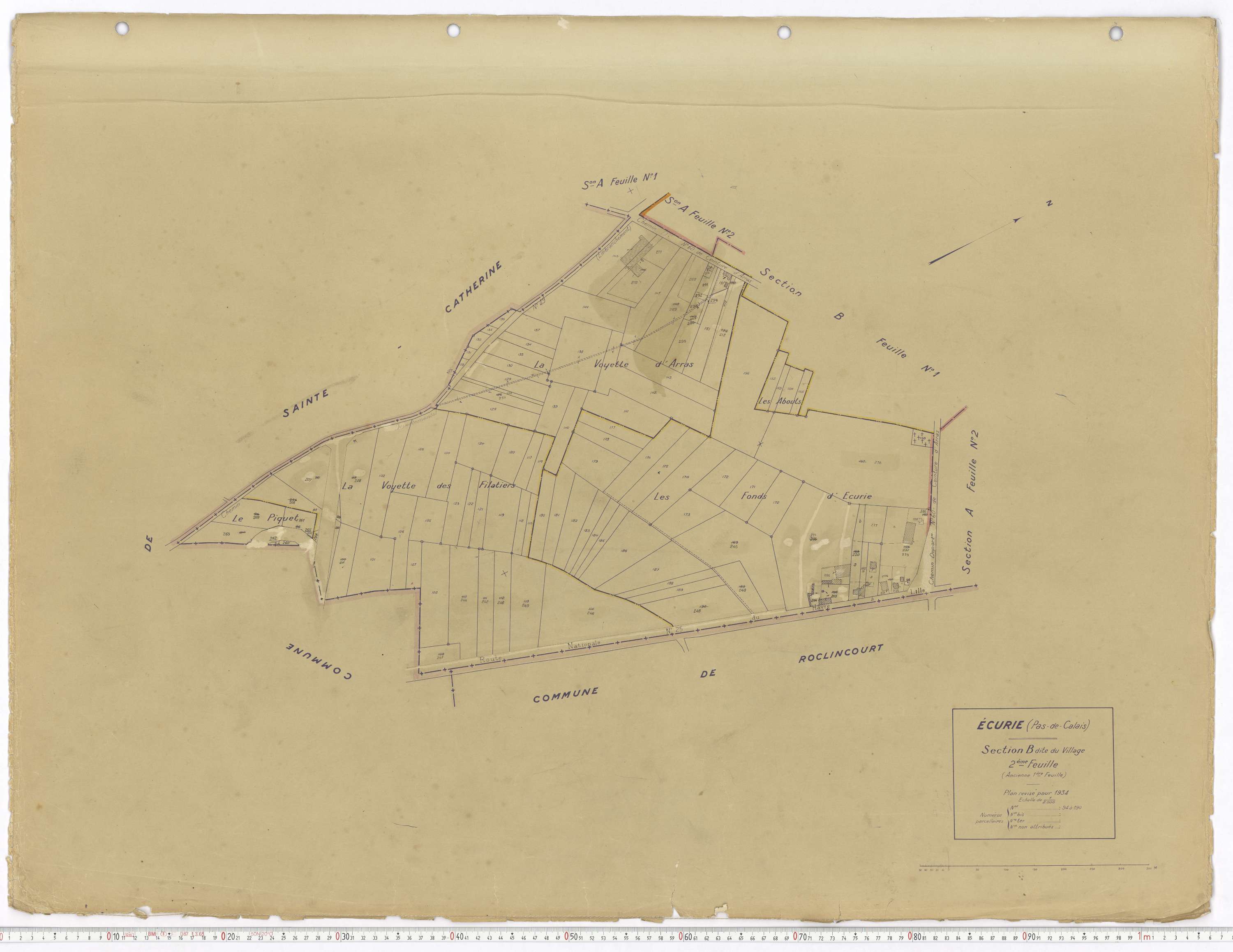Écurie - Section B, feuille 2.