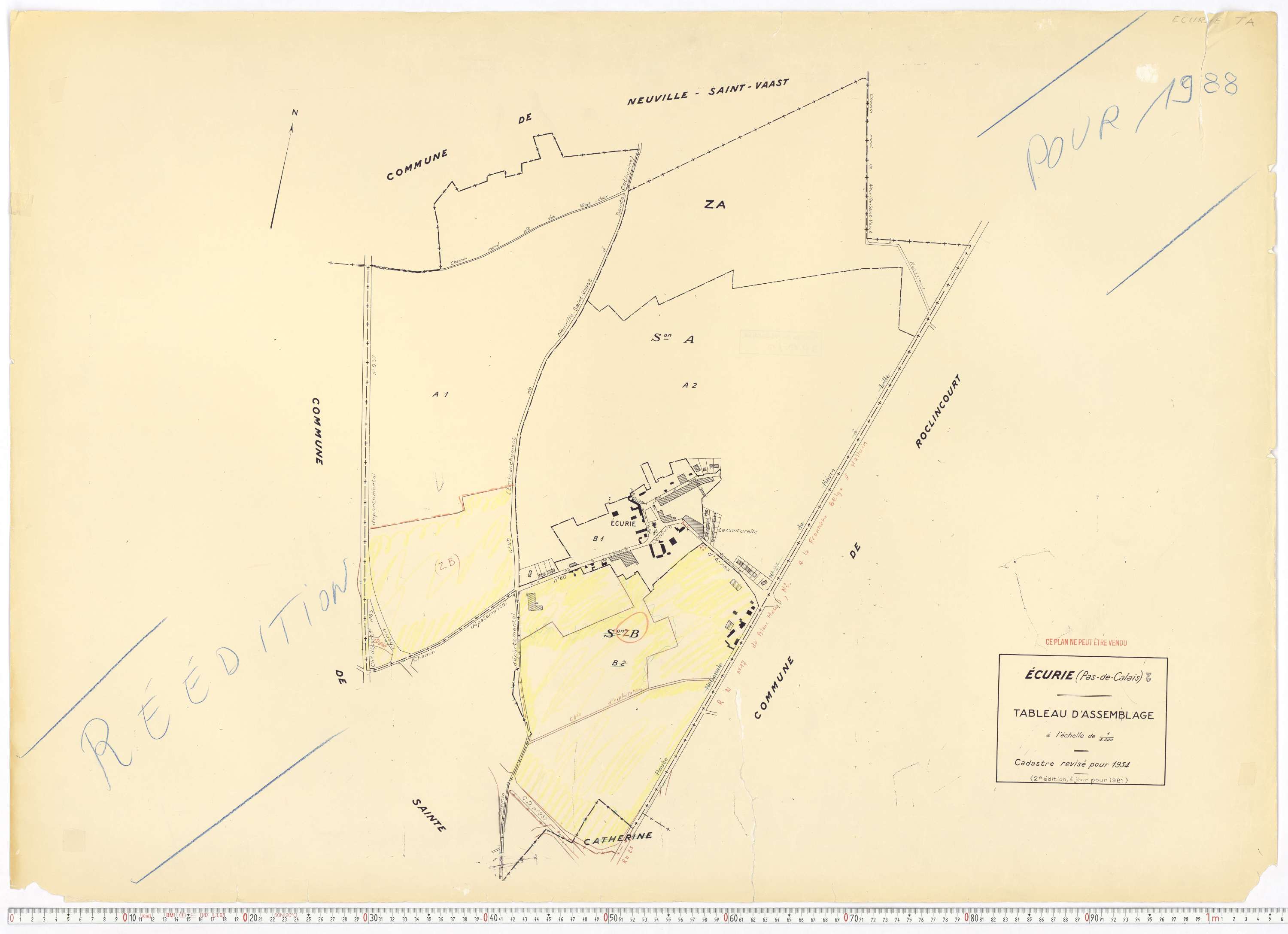 Écurie - Tableau d'assemblage.