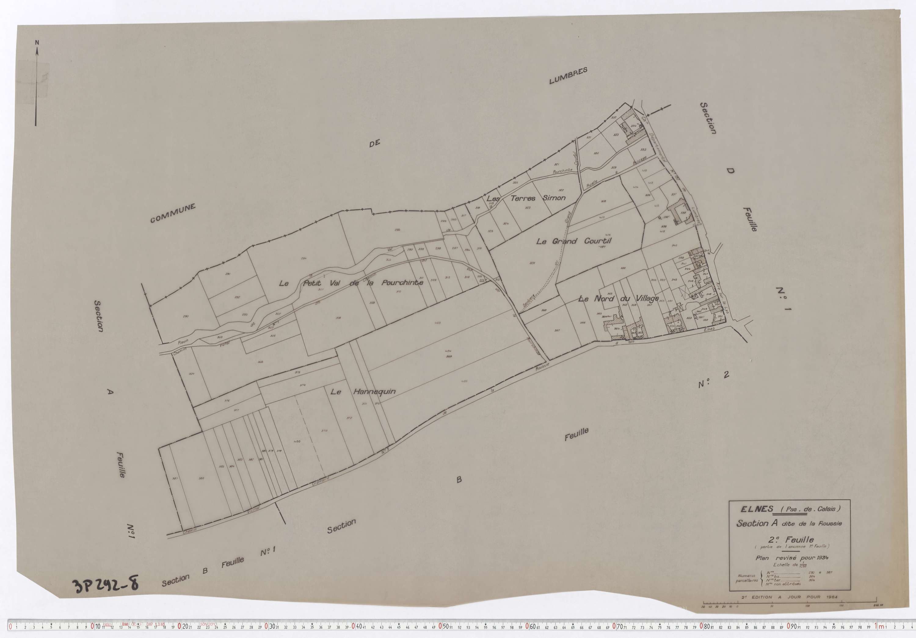 Elnes - Section A, feuille 2.