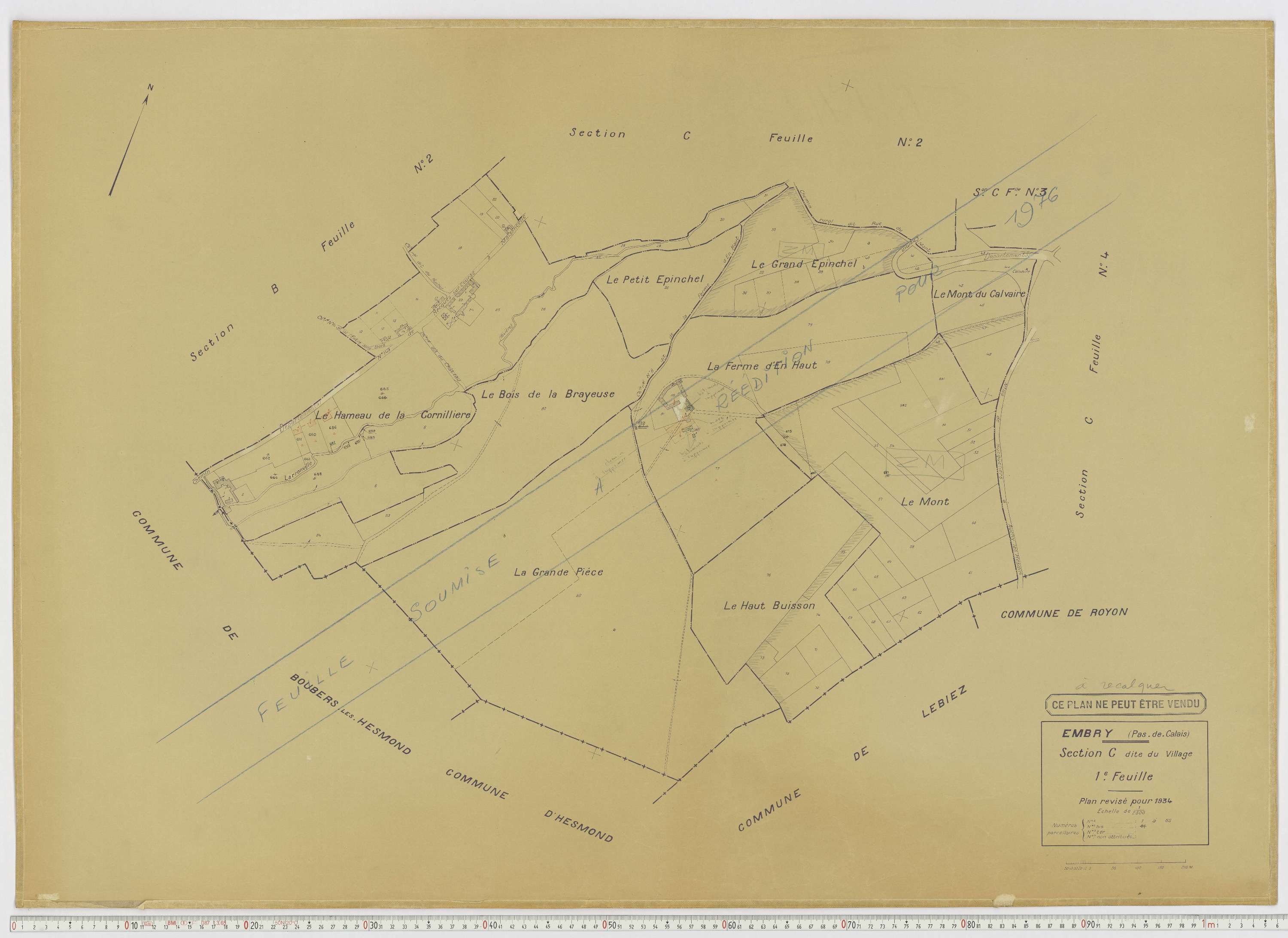 Embry - Section C, feuille 1.