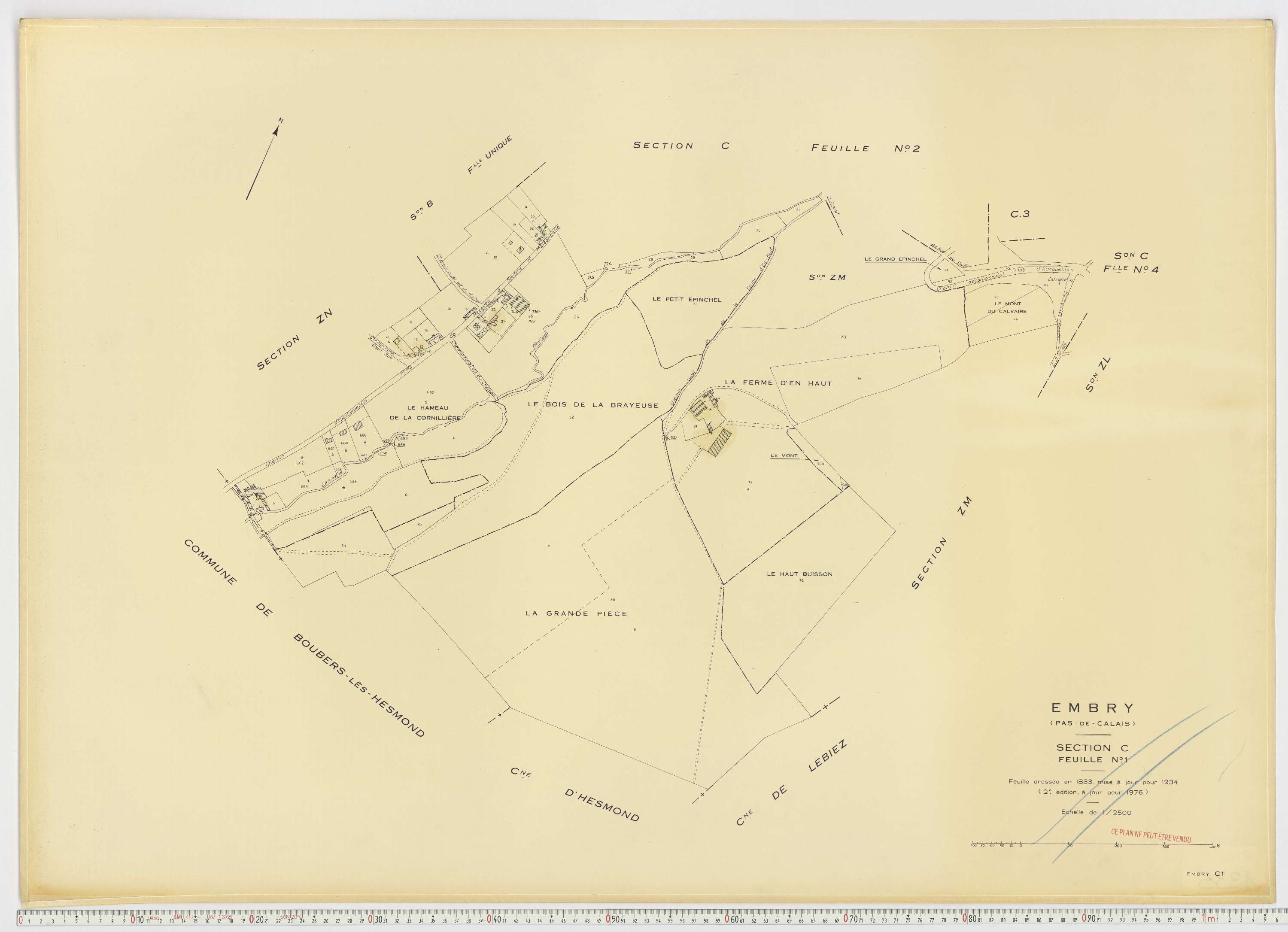 Embry - Section C, feuille 1.