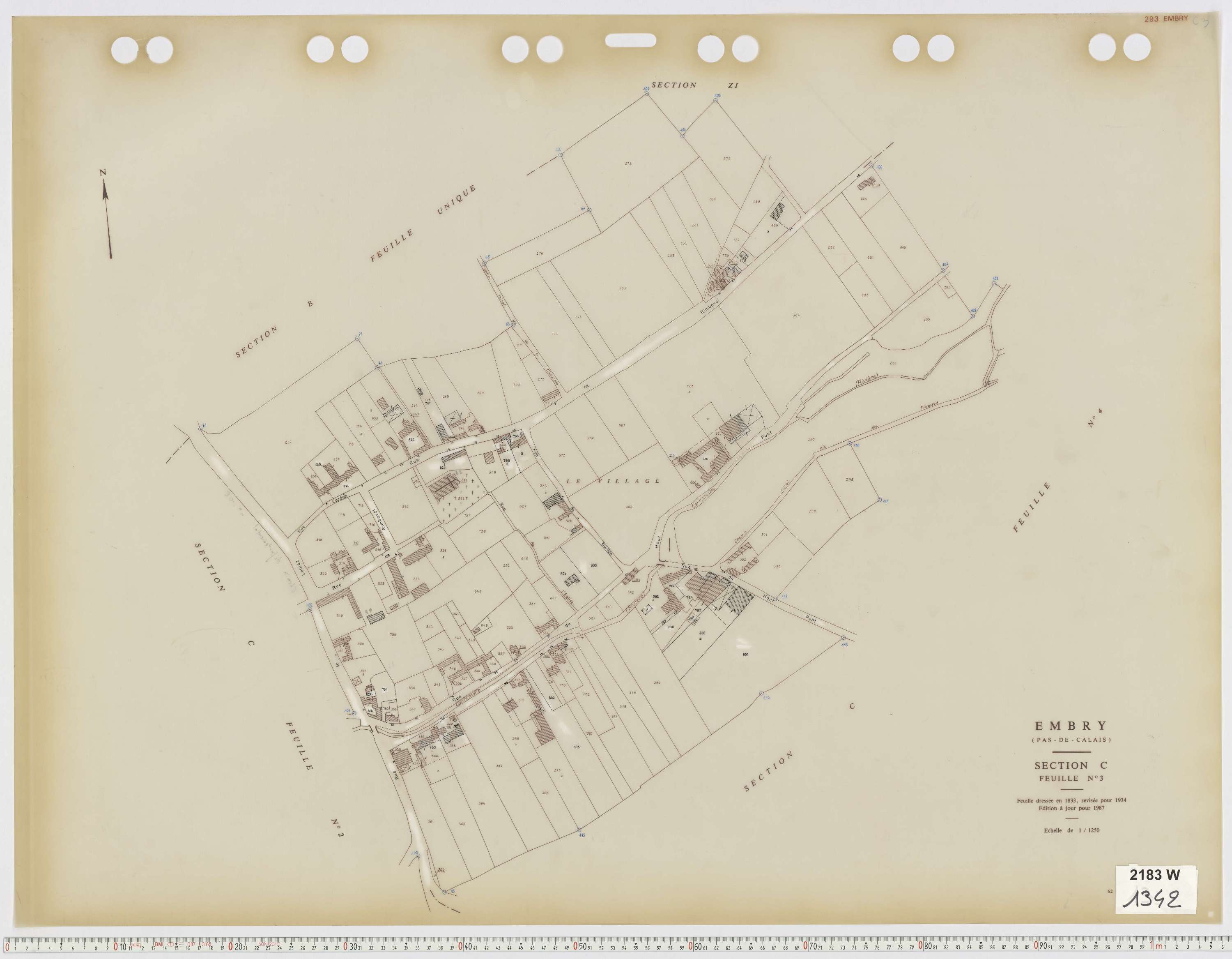 Embry - Section C, feuille 3.