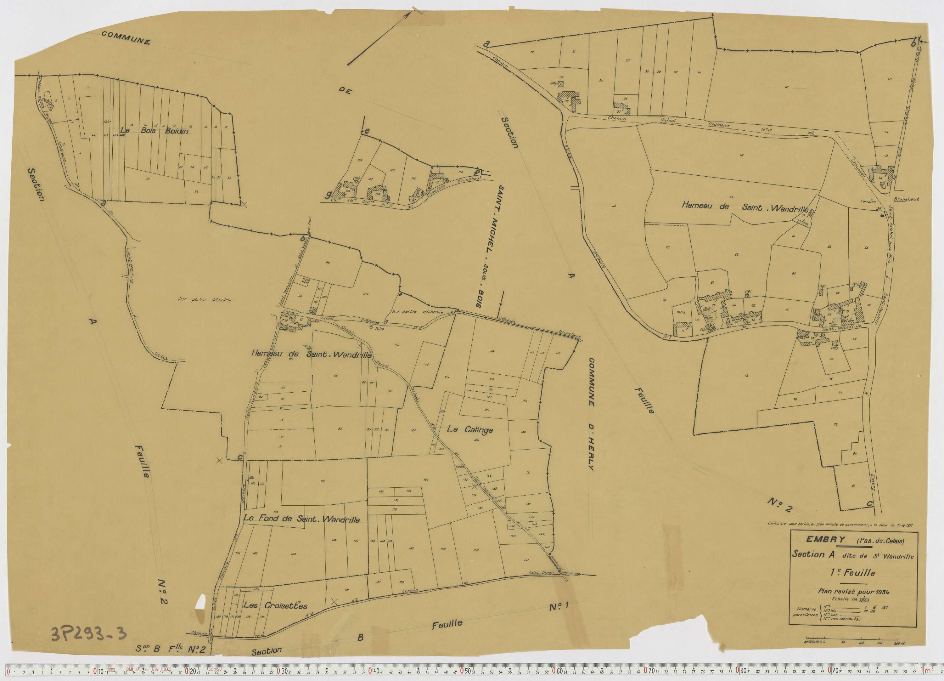 Embry - Section A, feuille 1.