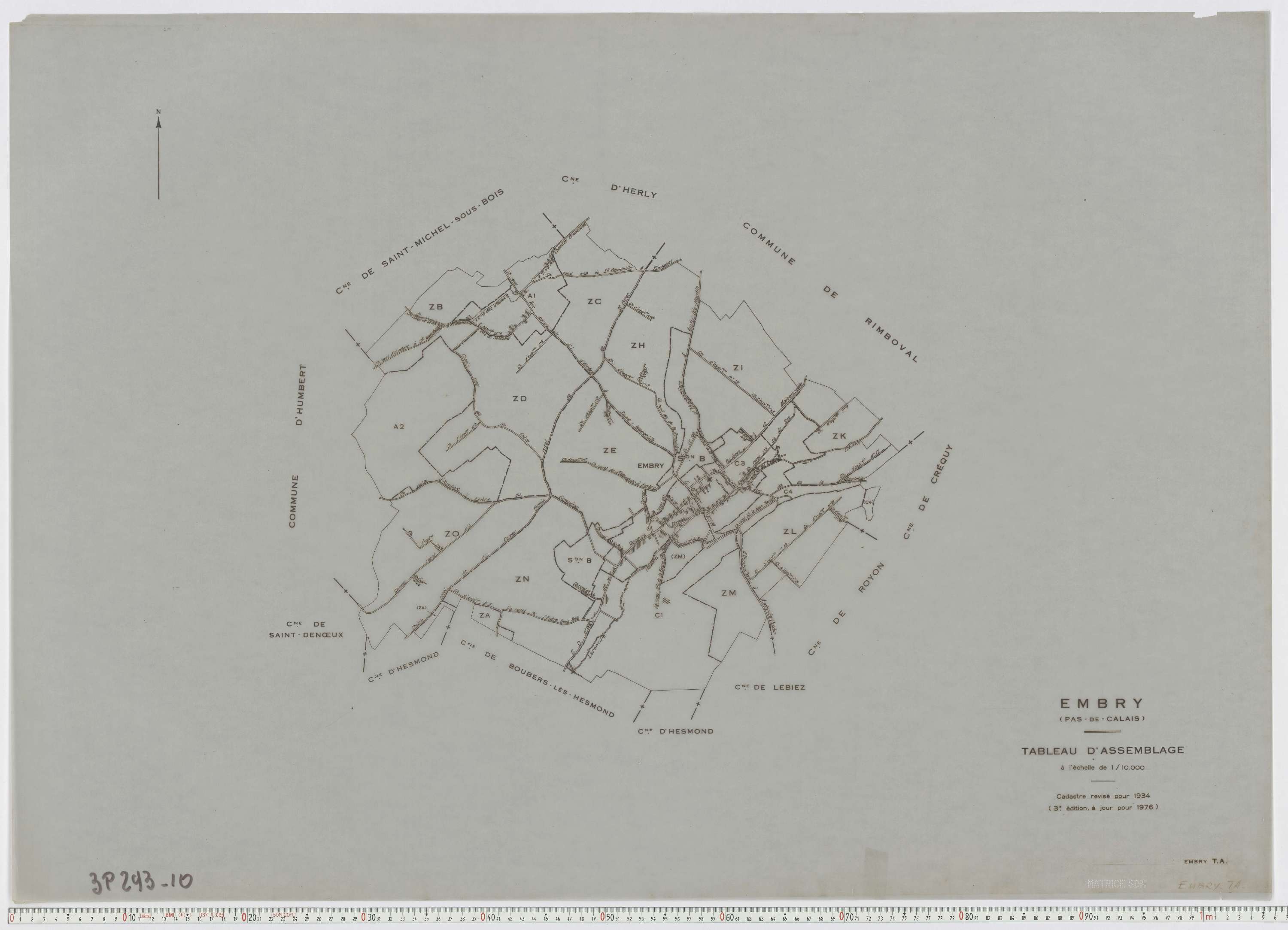 Embry - Tableau d'assemblage.