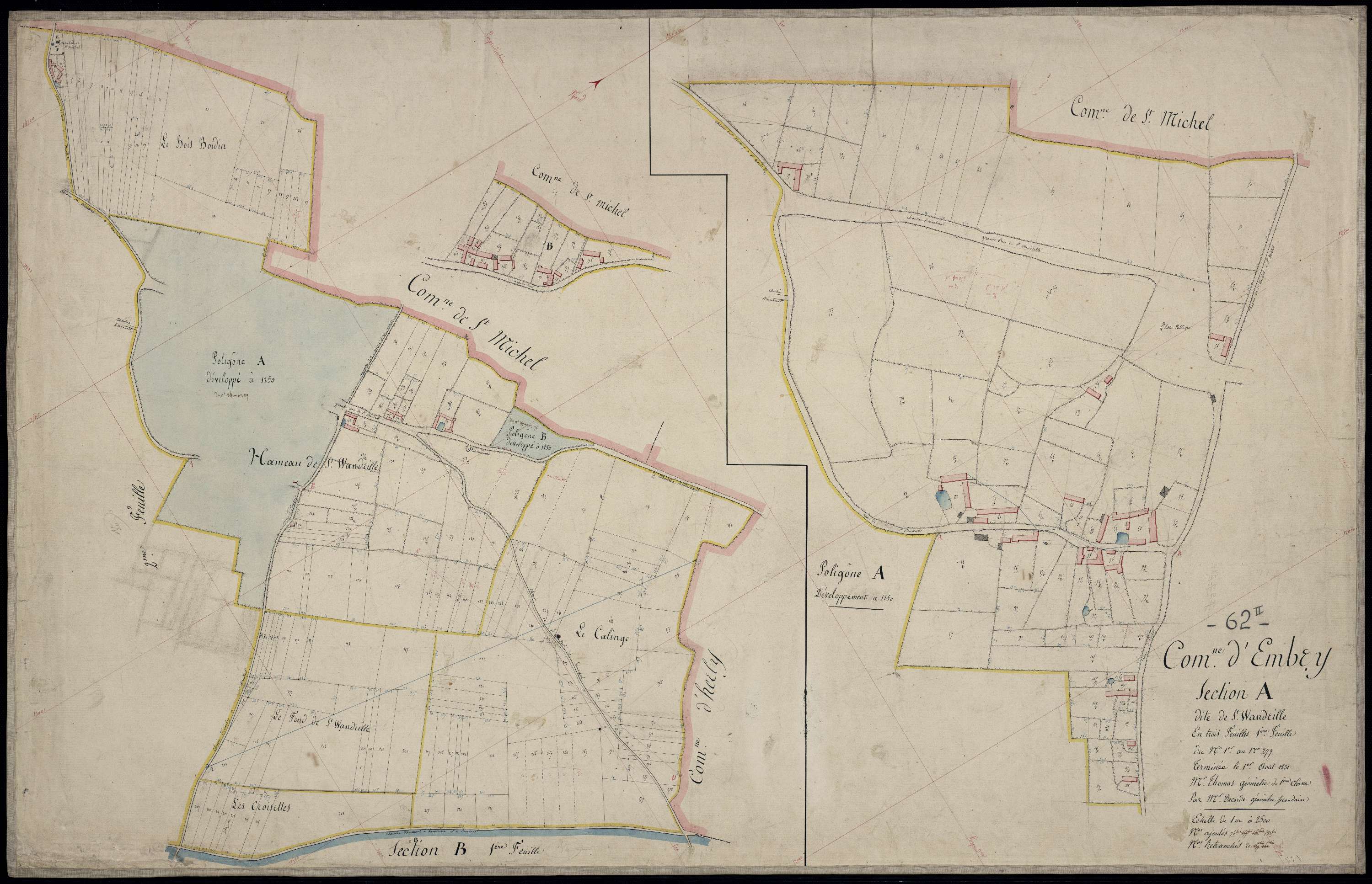 Embry - Section A, 1re feuille