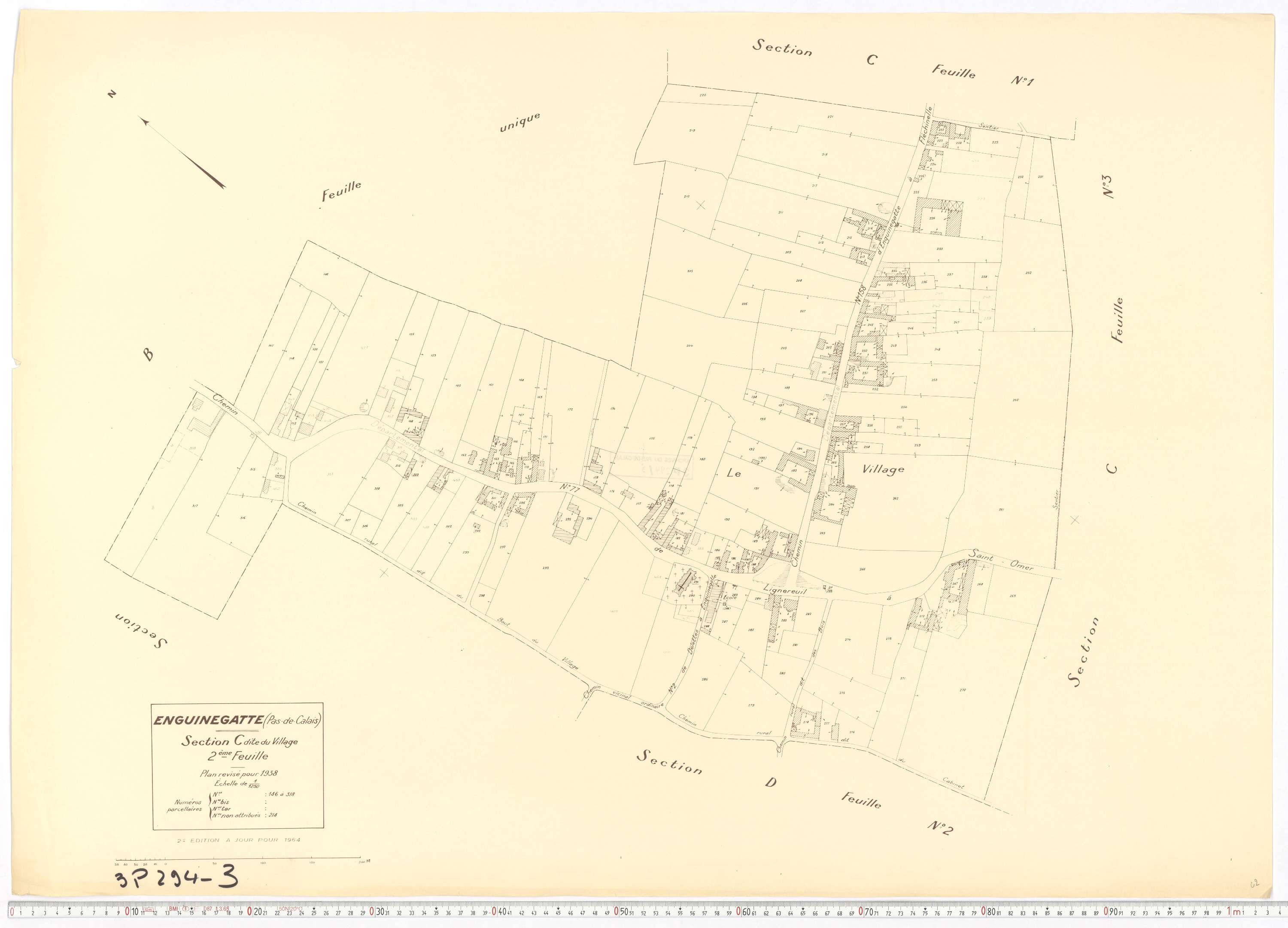Enguinegatte - Section C, feuille 2.