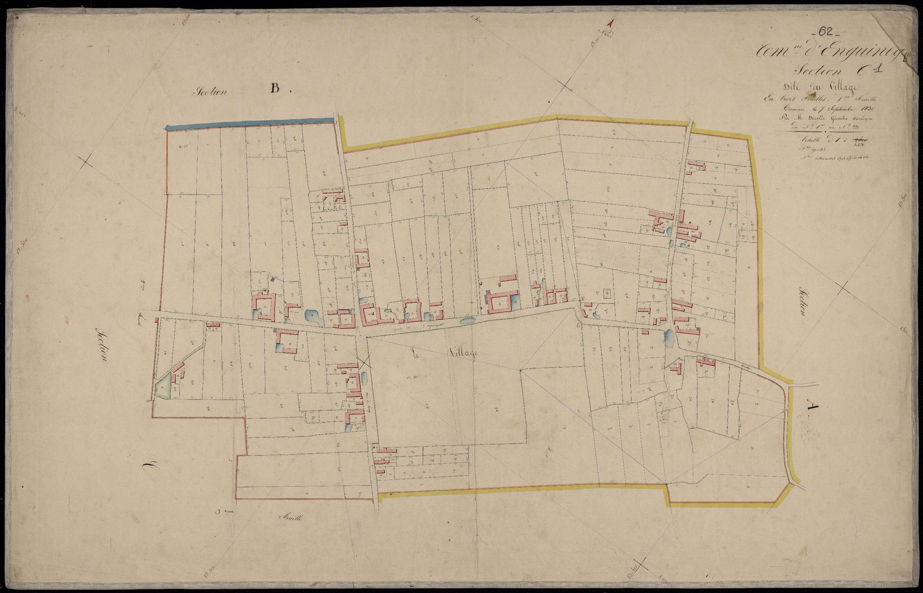 Enguinegatte - Section C, 1re feuille