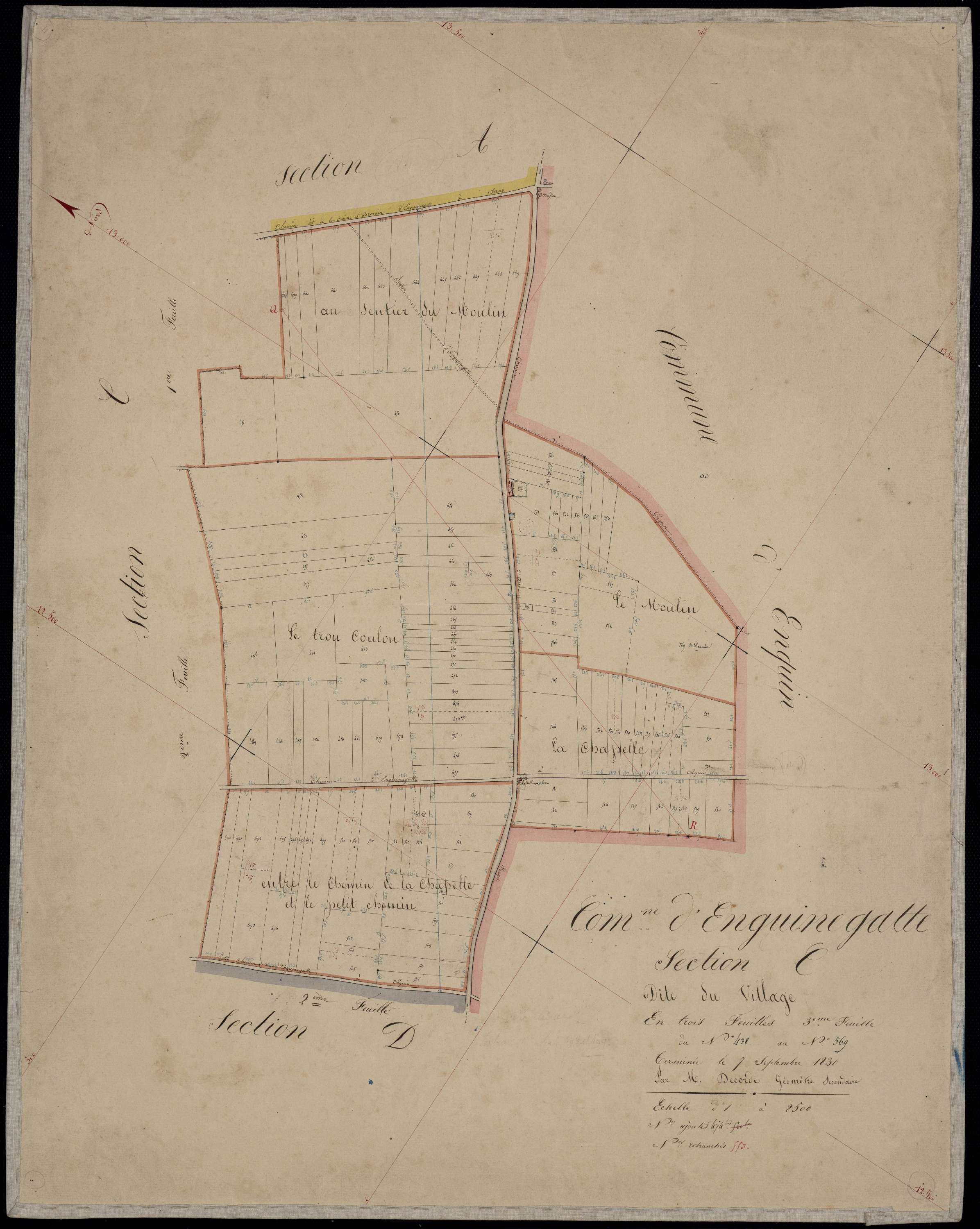 Enguinegatte - Section C, 3e feuille