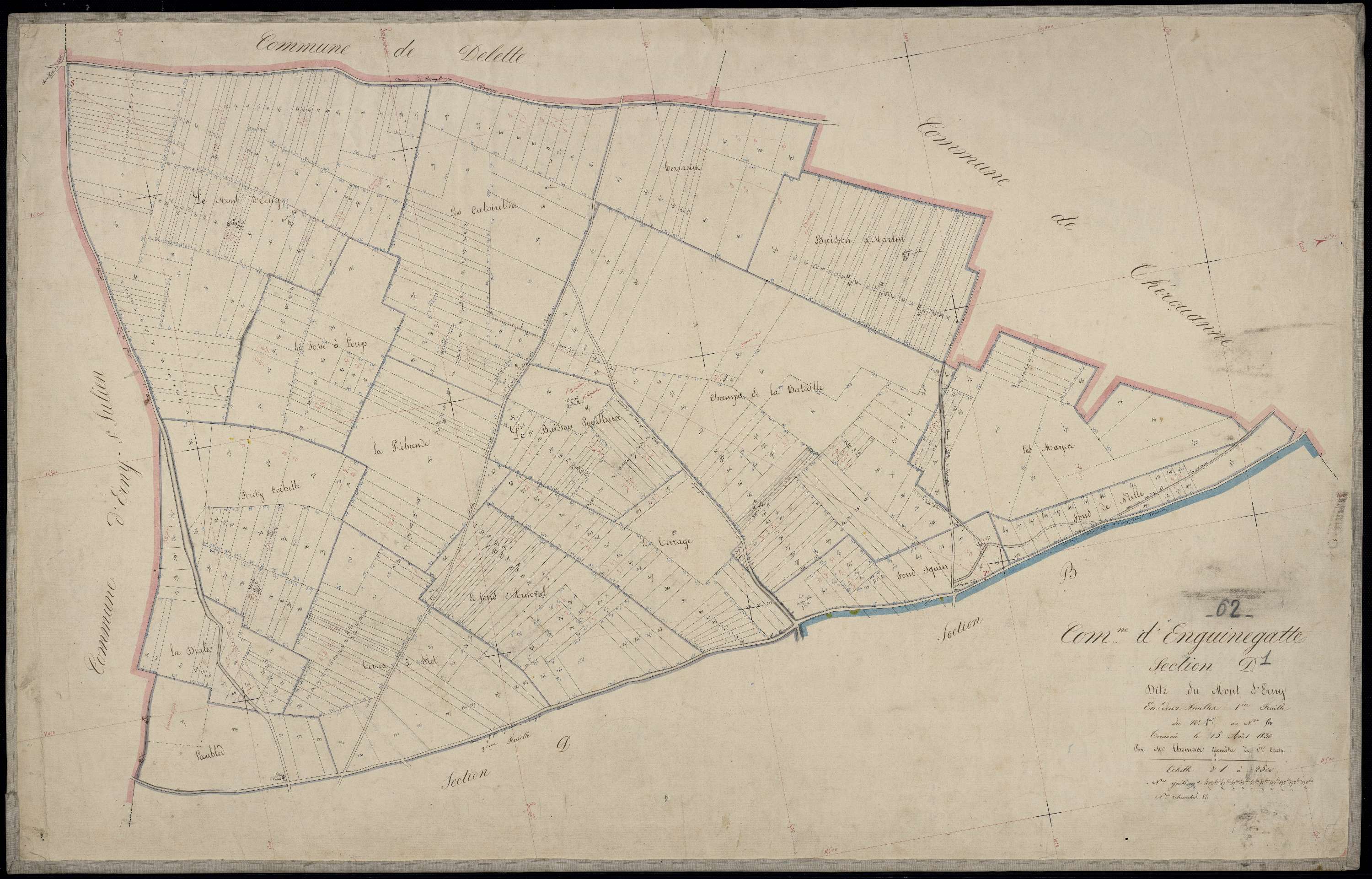 Enguinegatte - Section D, 1re feuille