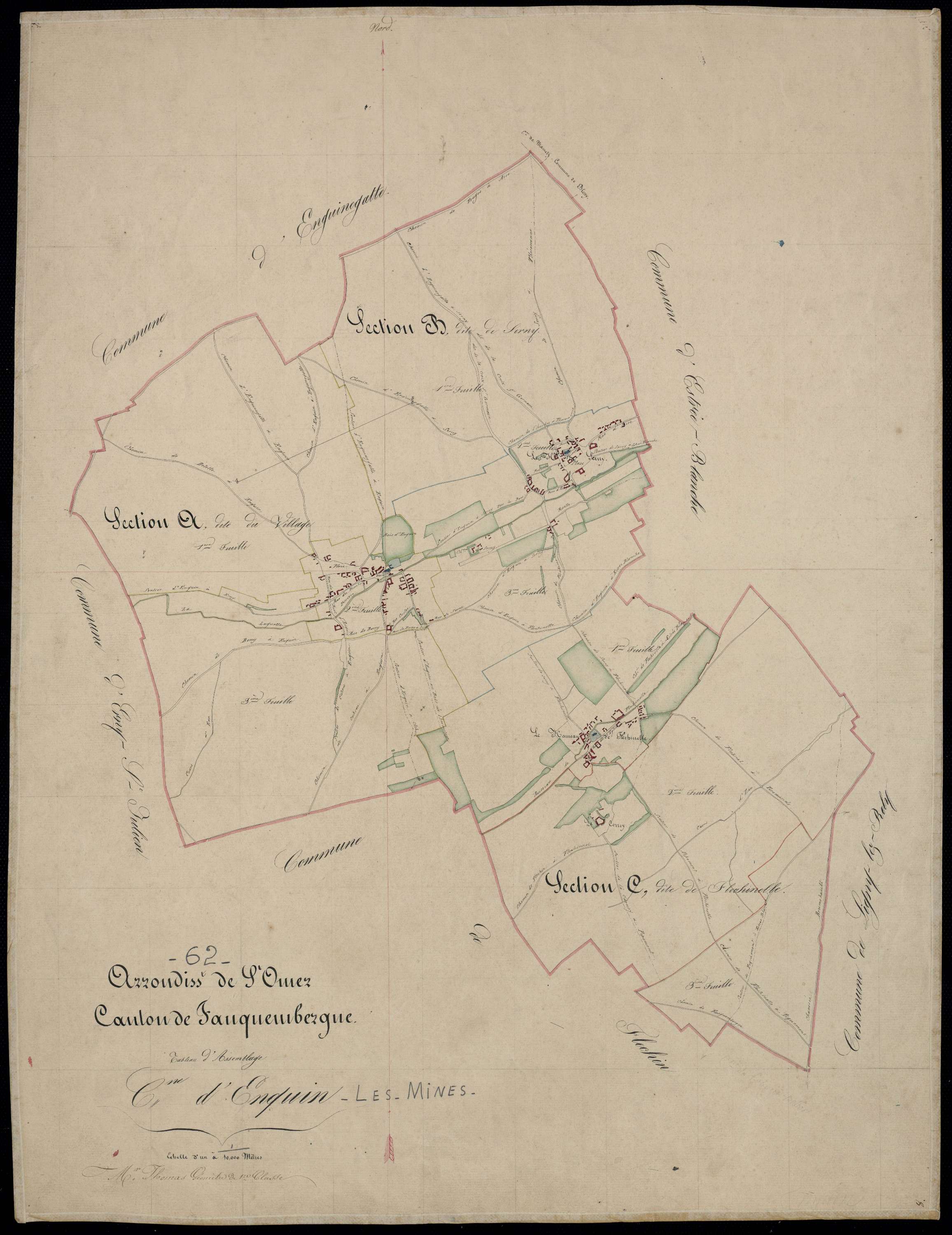 Enquin-les-Mines - Tableau d'assemblage
