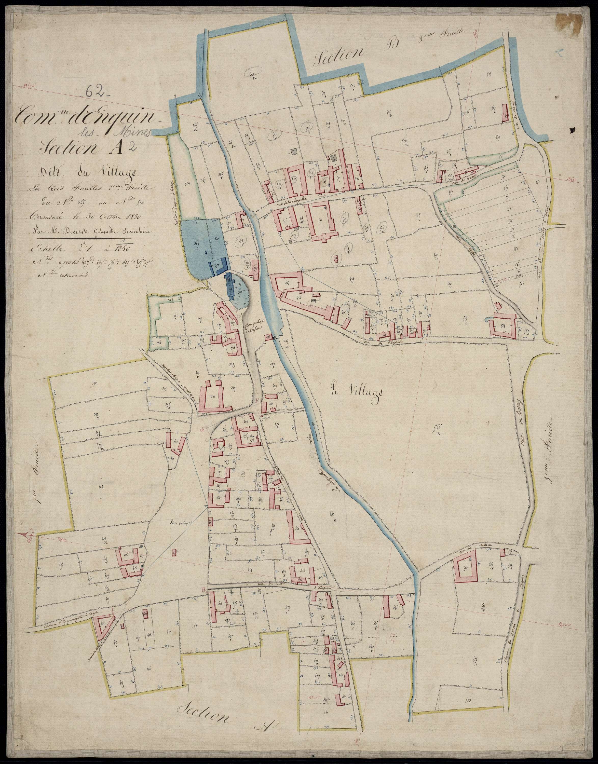 Enquin-les-Mines - Section A, 2e feuille