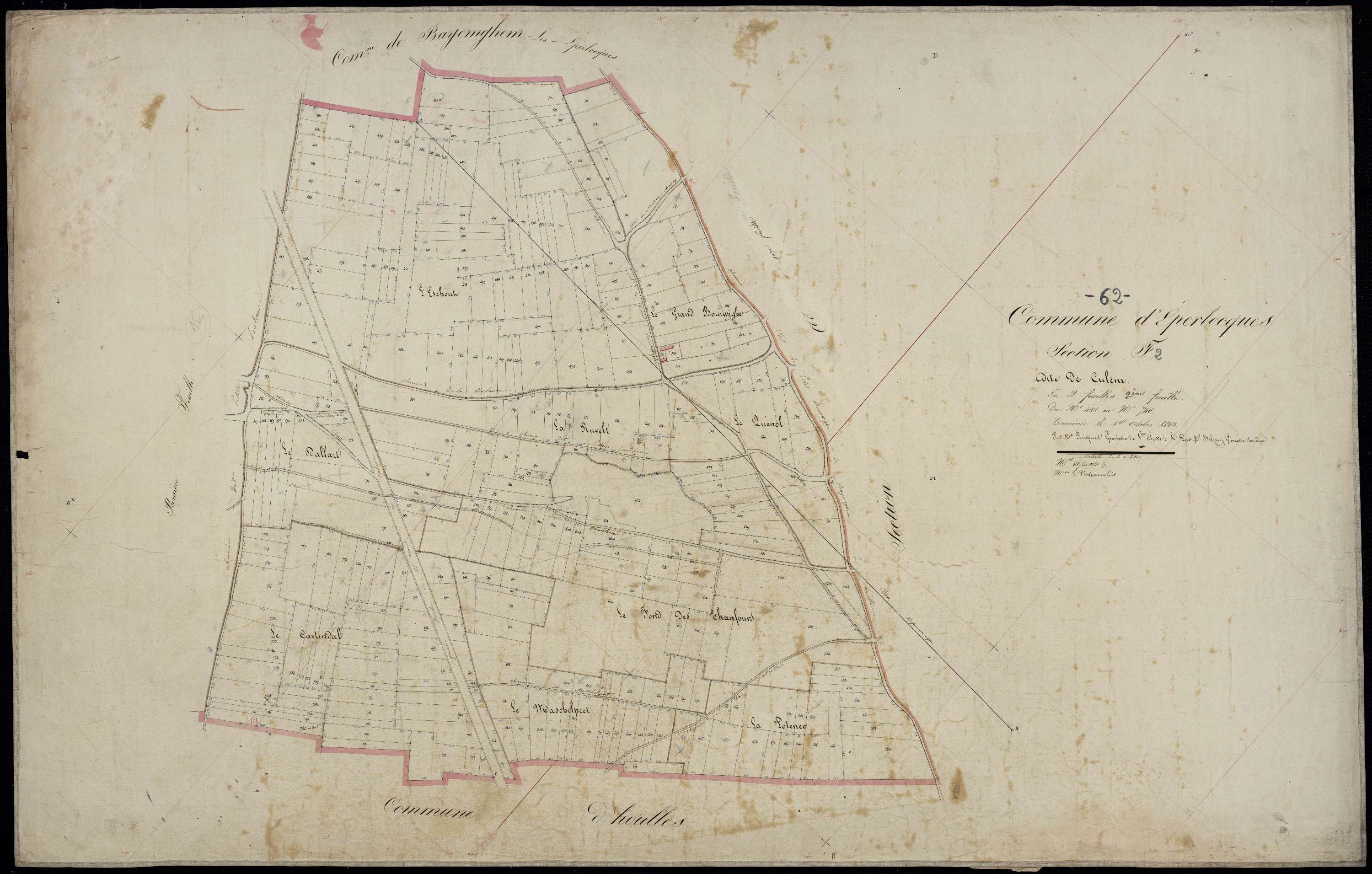 Éperlecques - Section F, 2e feuille