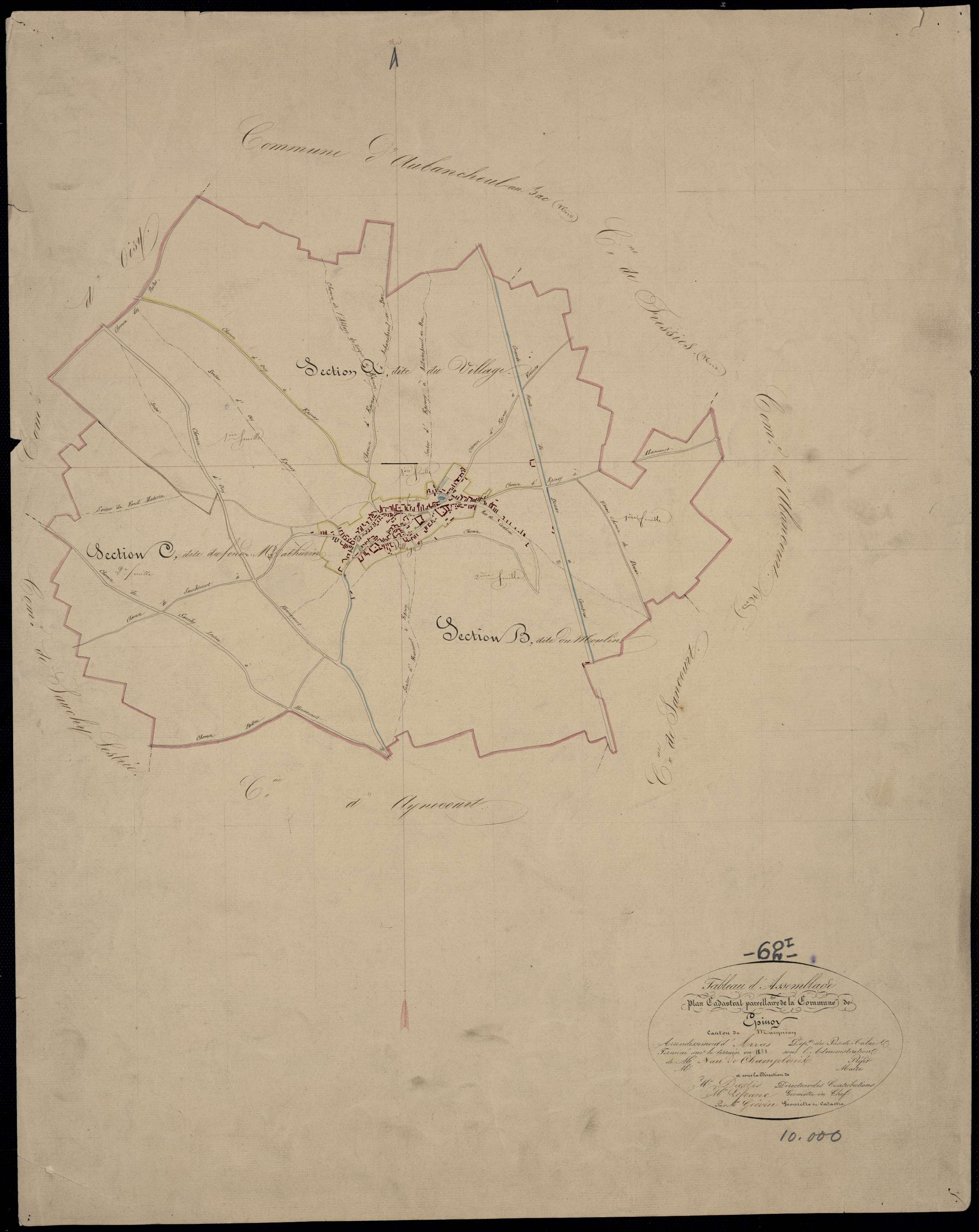 Épinoy - Tableau d'assemblage