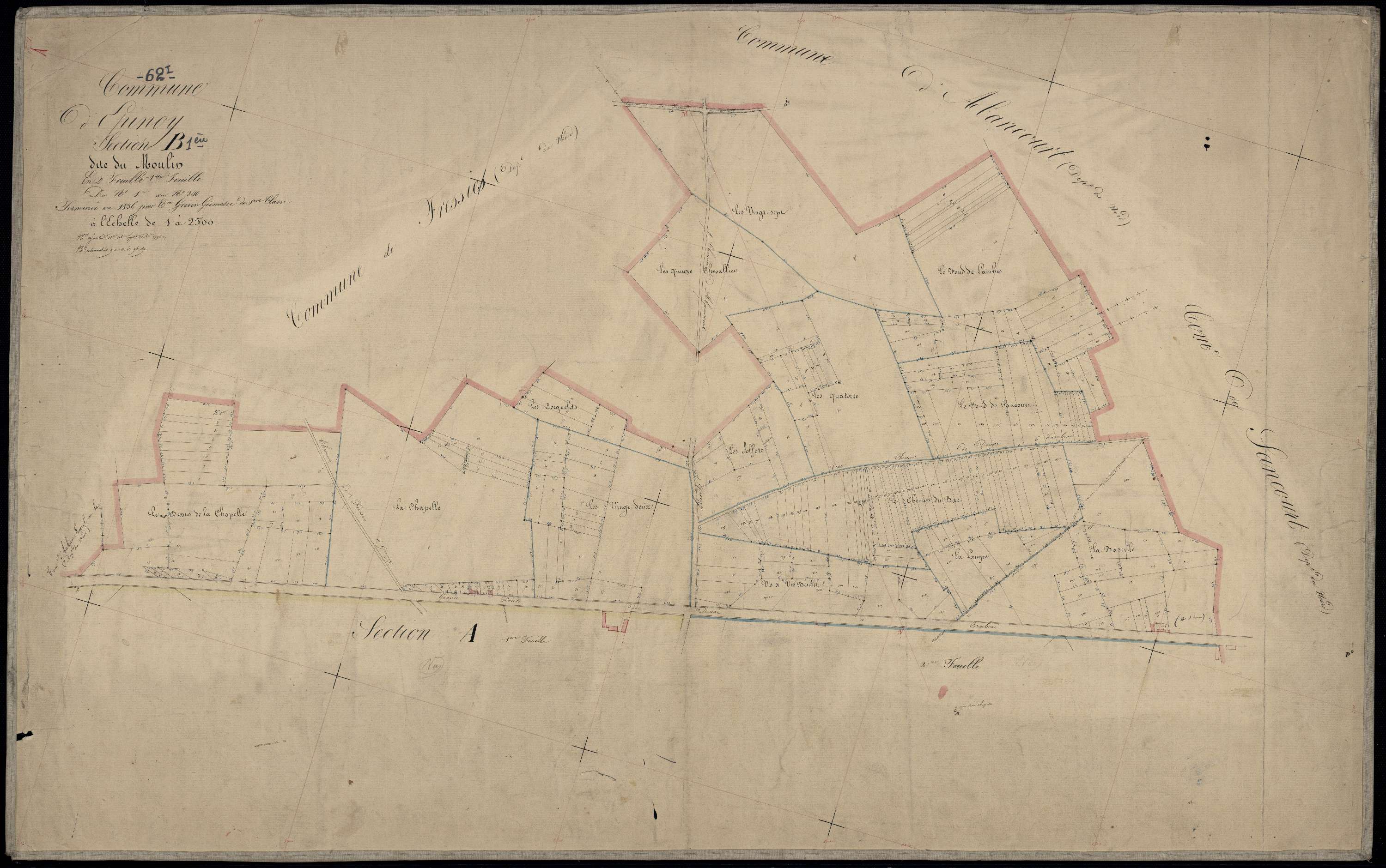 Épinoy - Section B, 1re feuille
