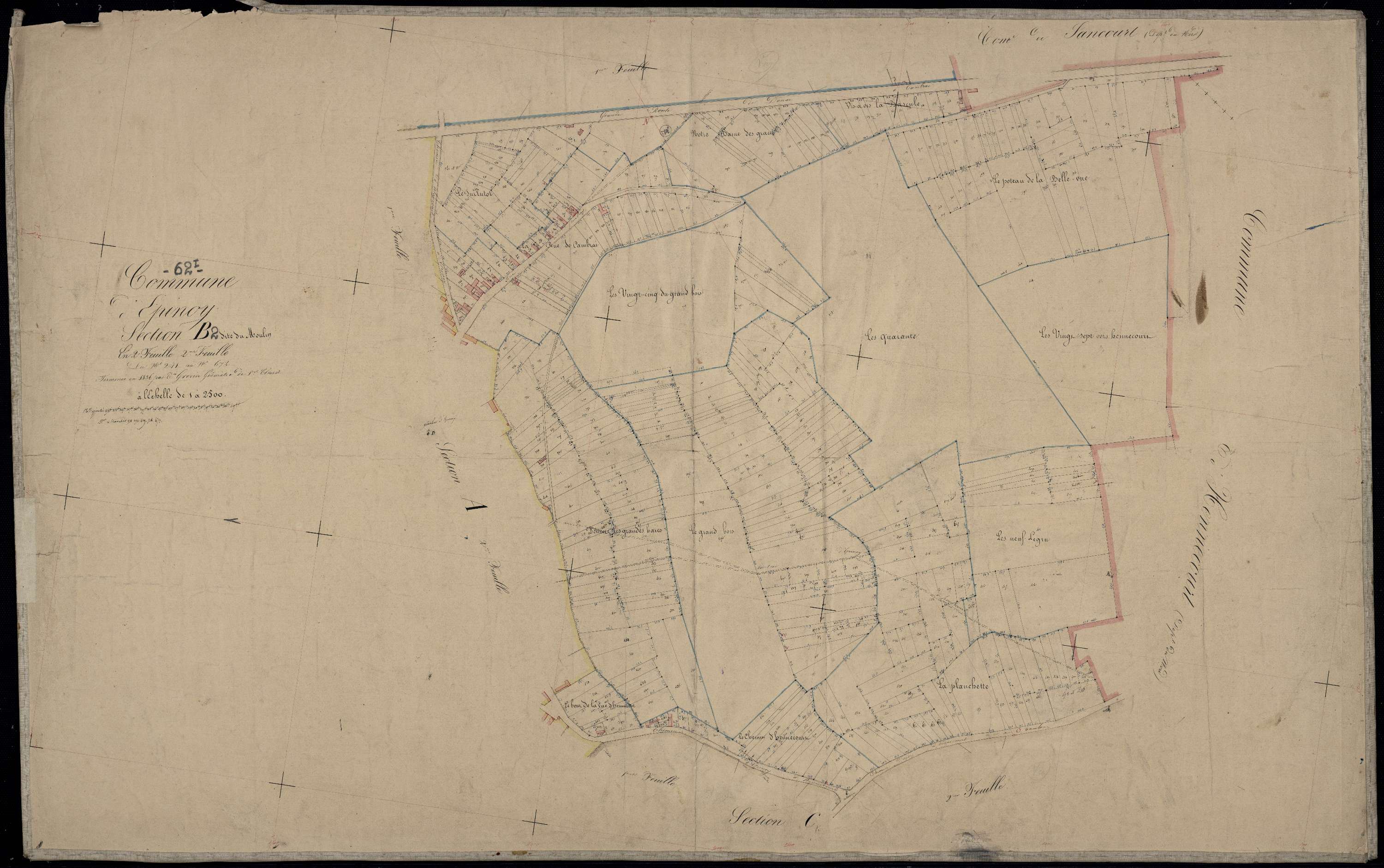 Épinoy - Section B, 2e feuille