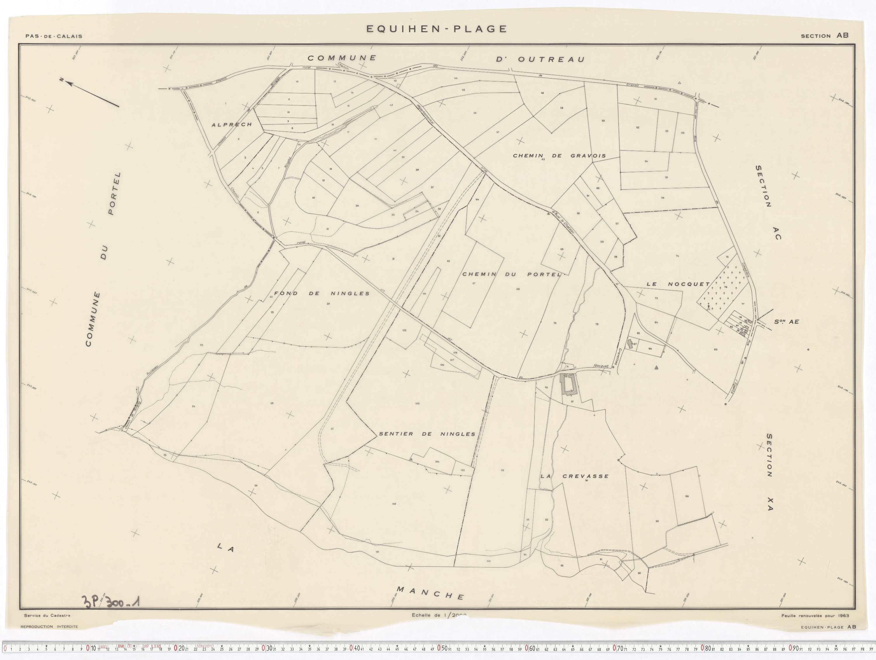 Équihen-Plage - Section AB.