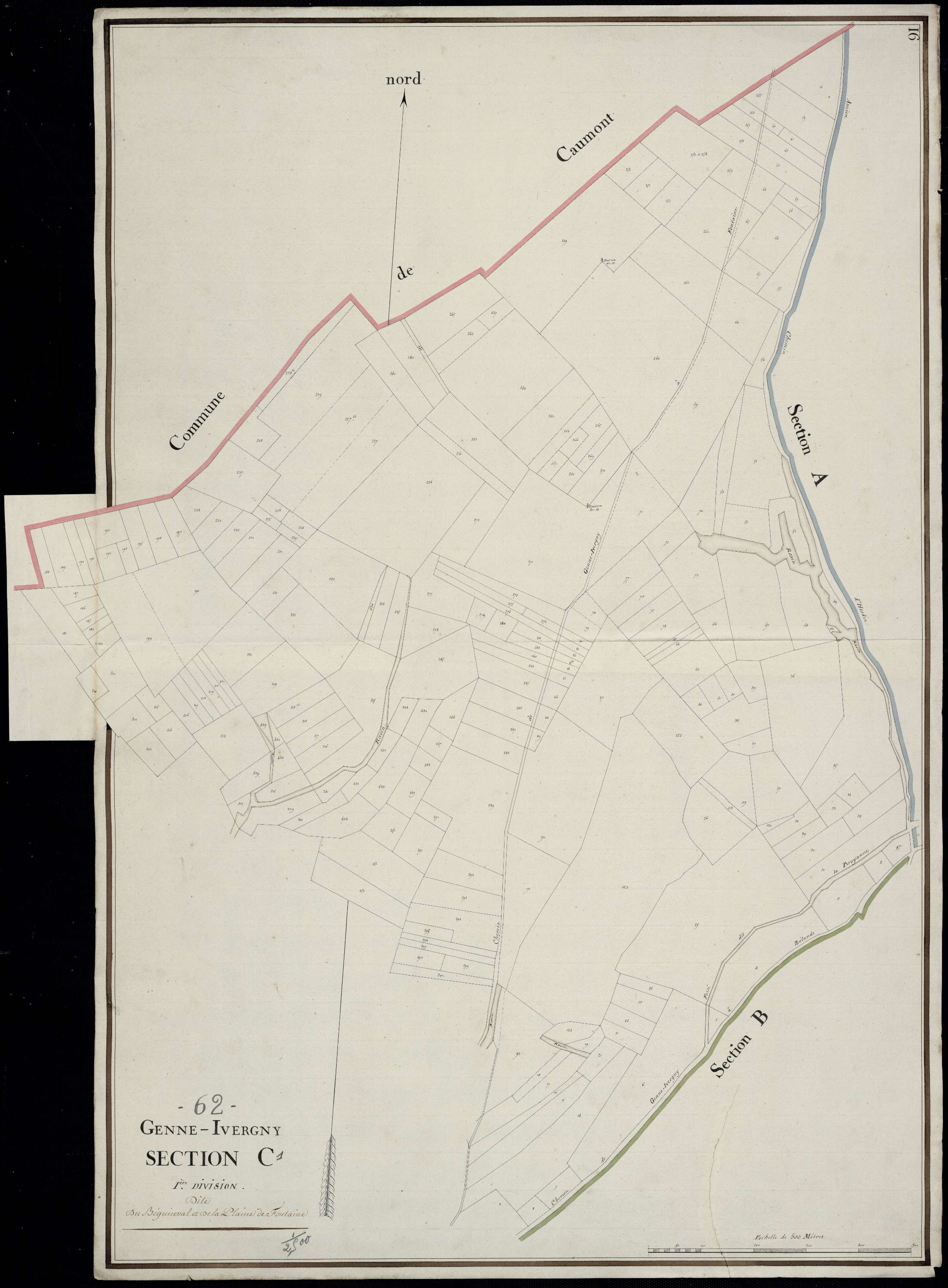 Ergny - Section C, 1re feuille