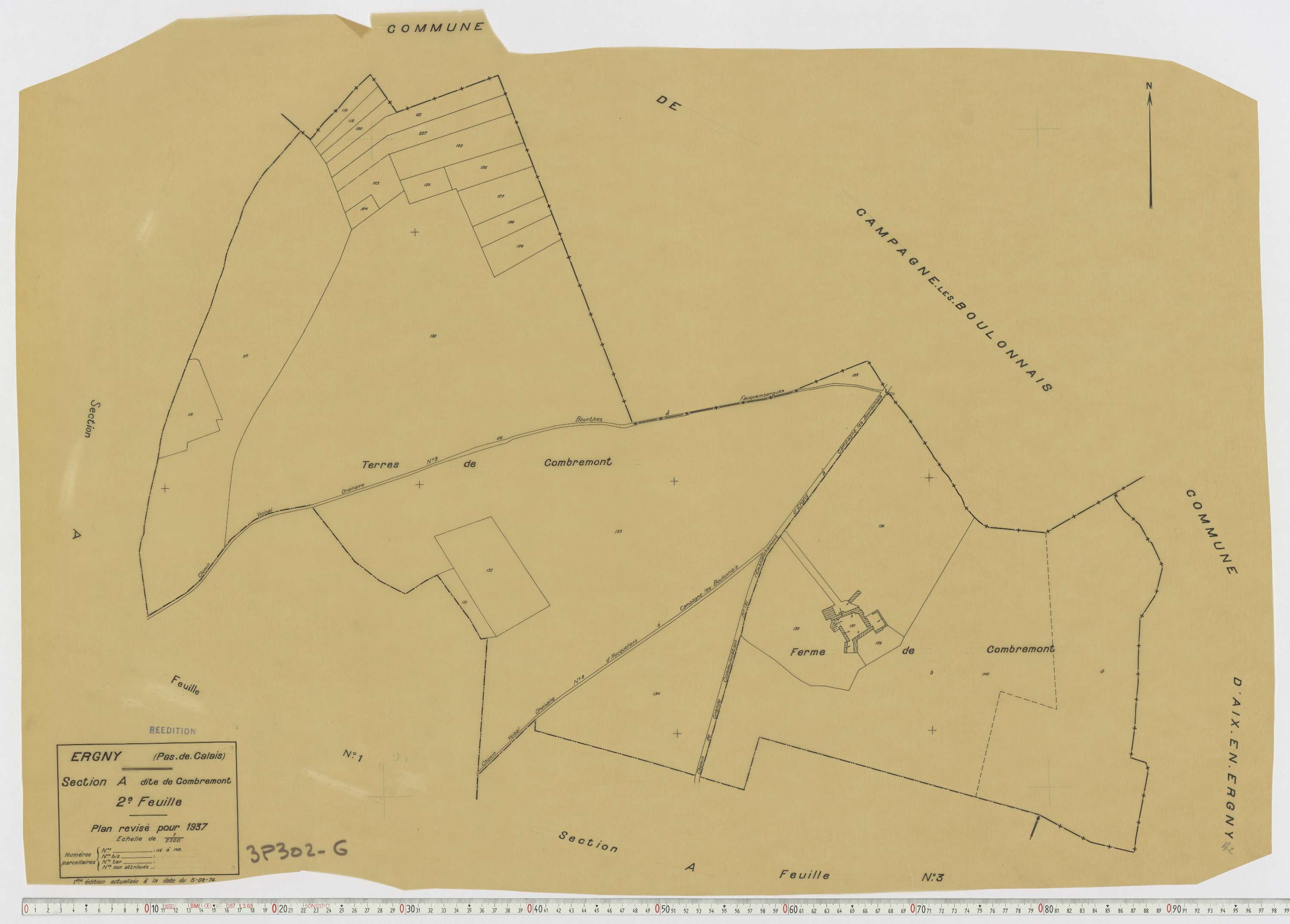 Ergny - Section A, feuille 2.
