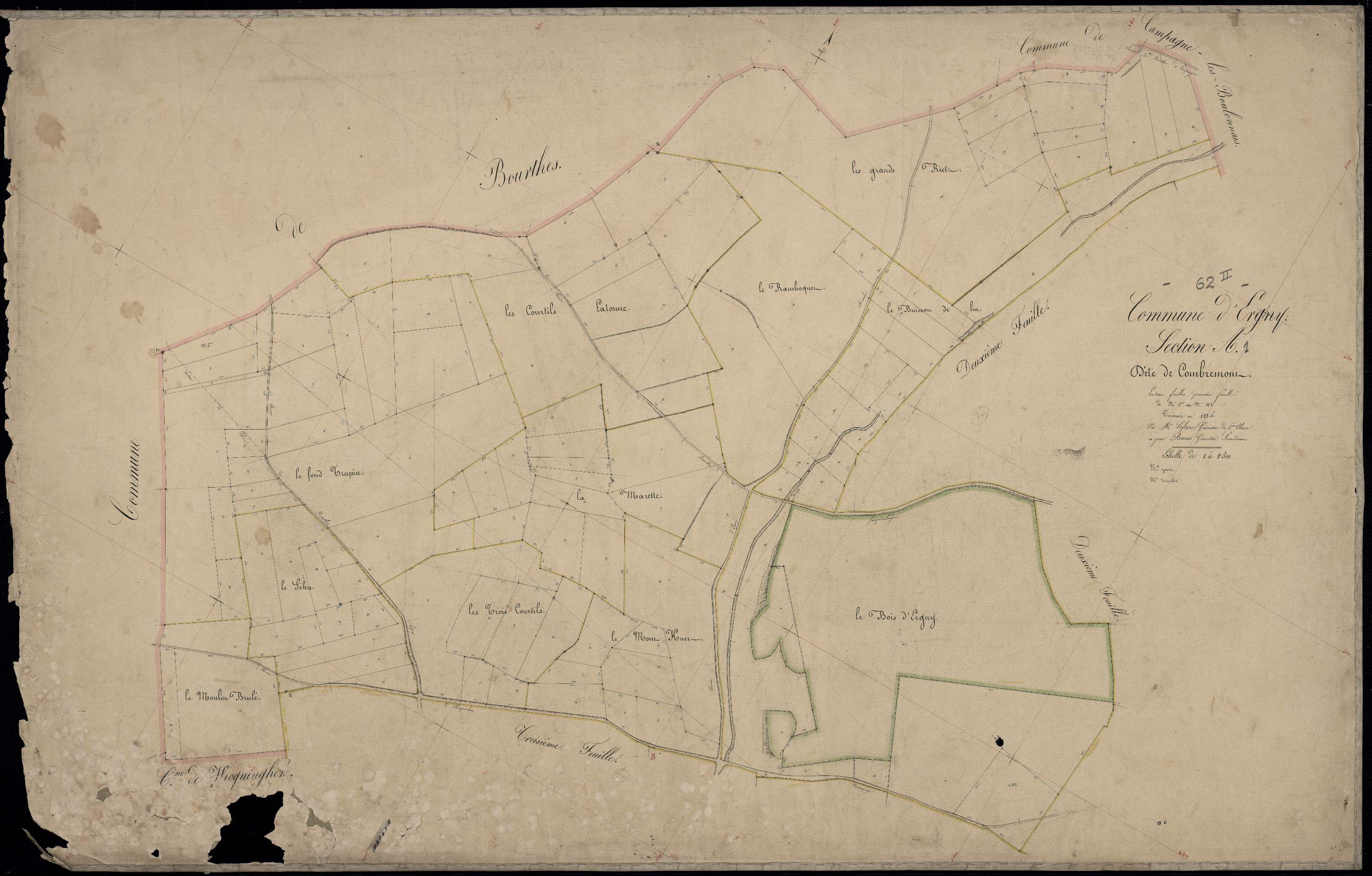 Ergny - Section A, 1re feuille