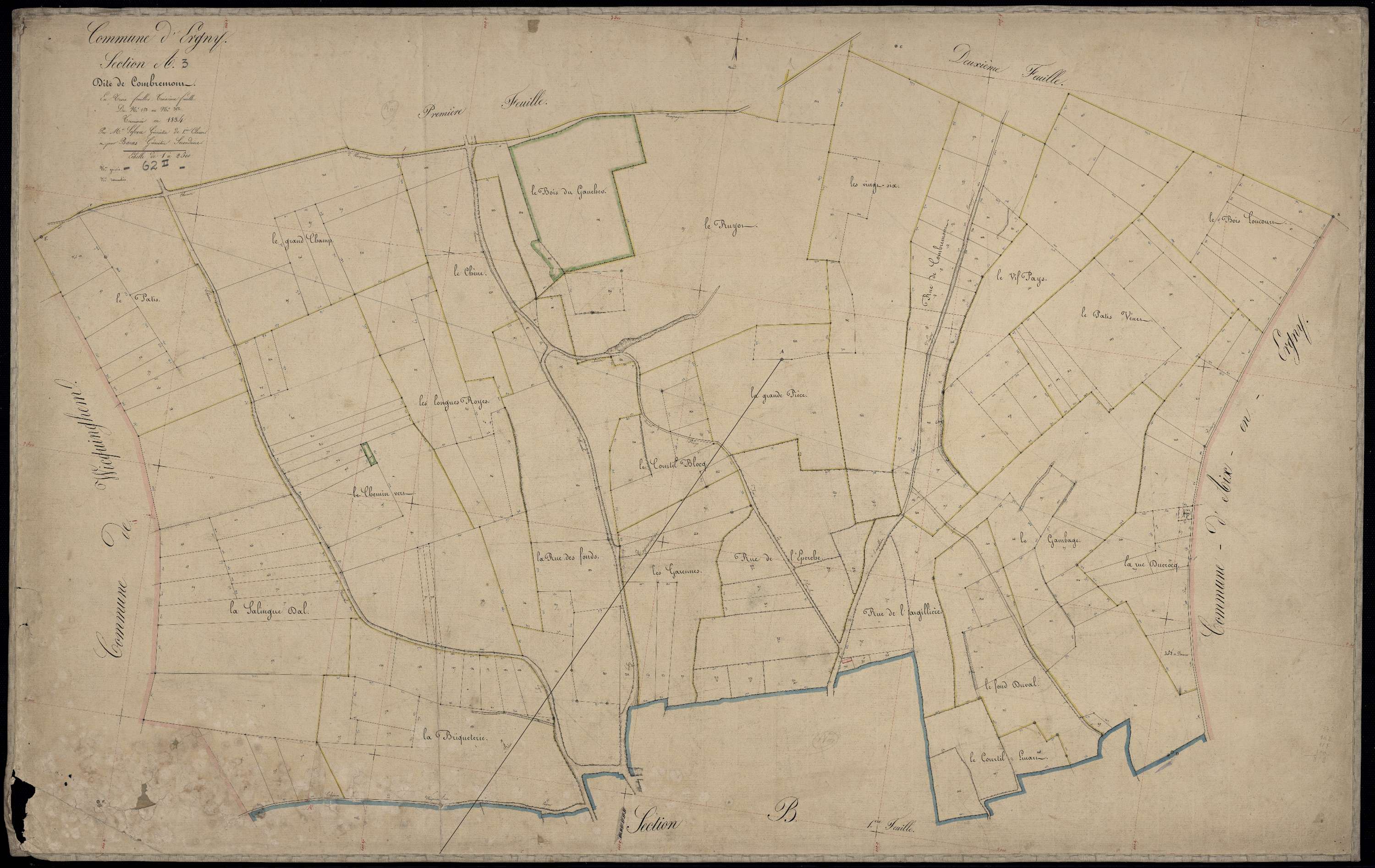 Ergny - Section A, 3e feuille