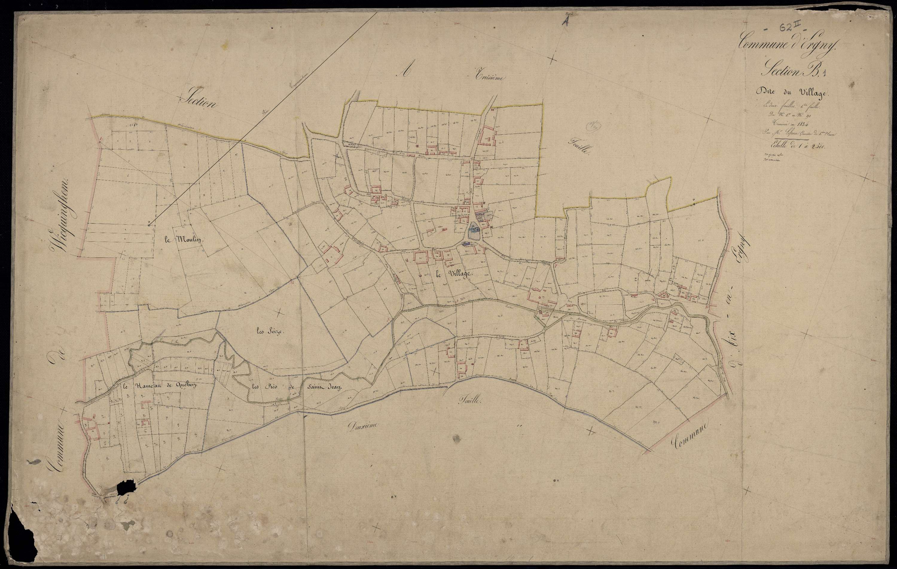 Ergny - Section B, 1re feuille