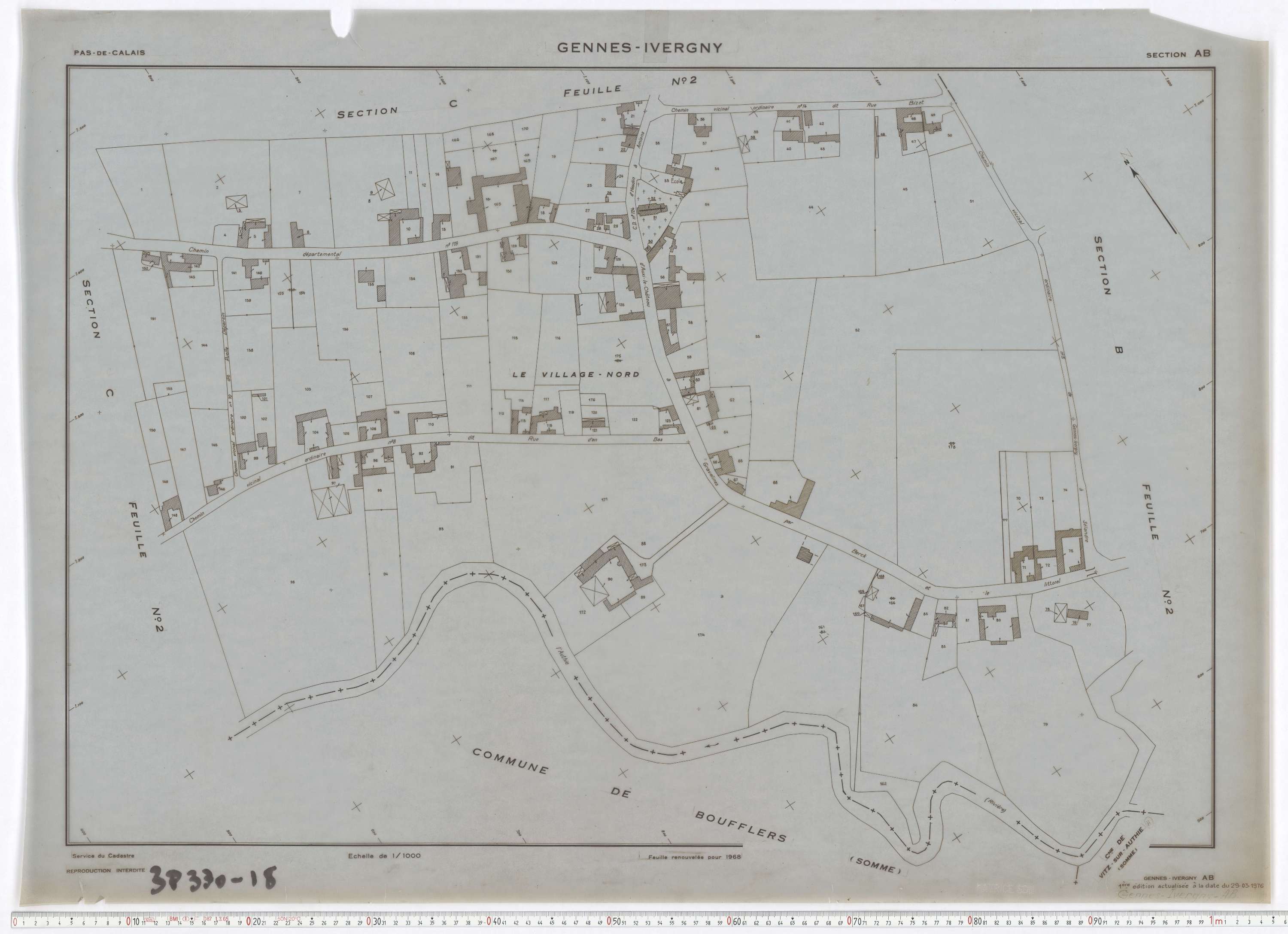 Ergny - Section AB.