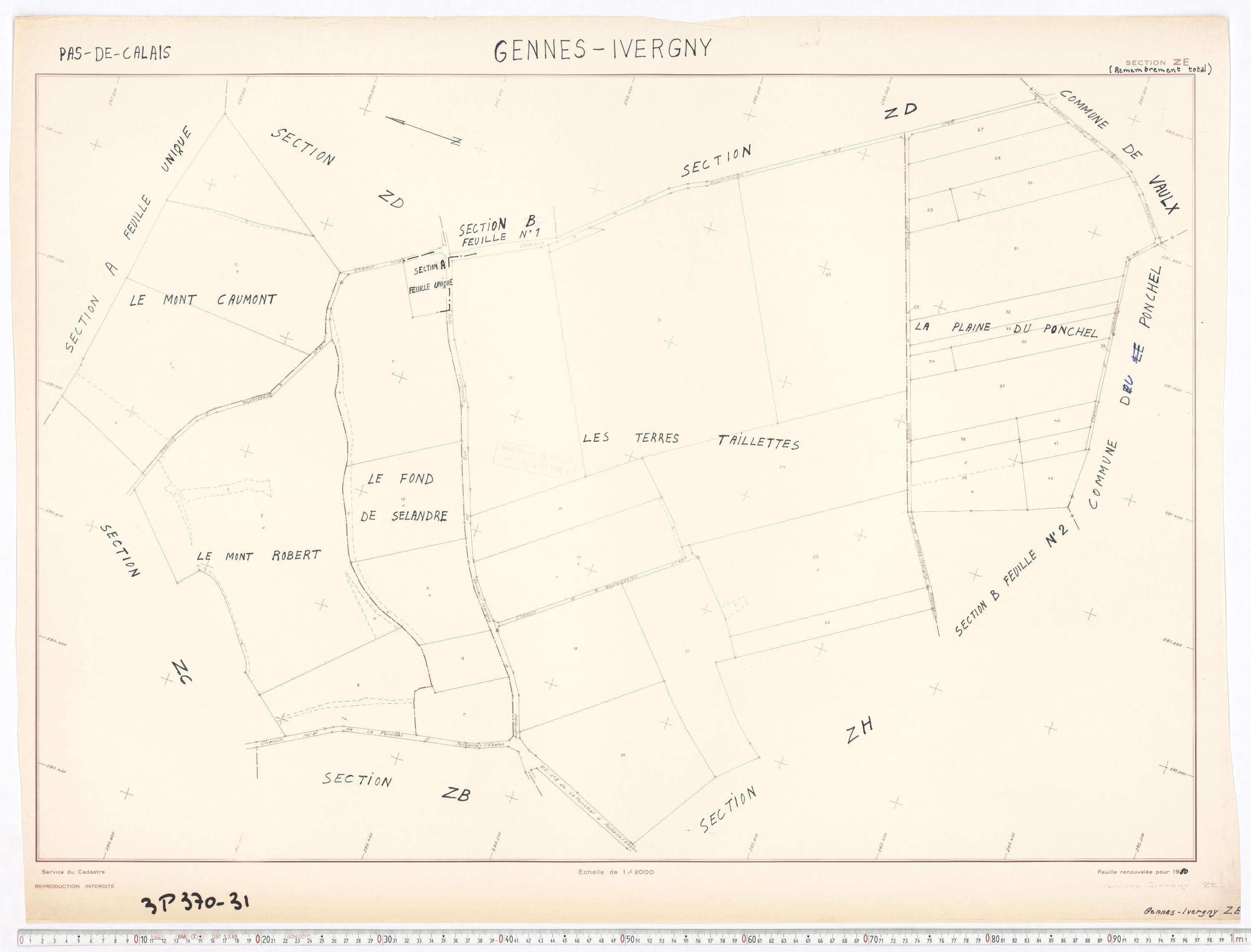 Ergny - Section ZE.