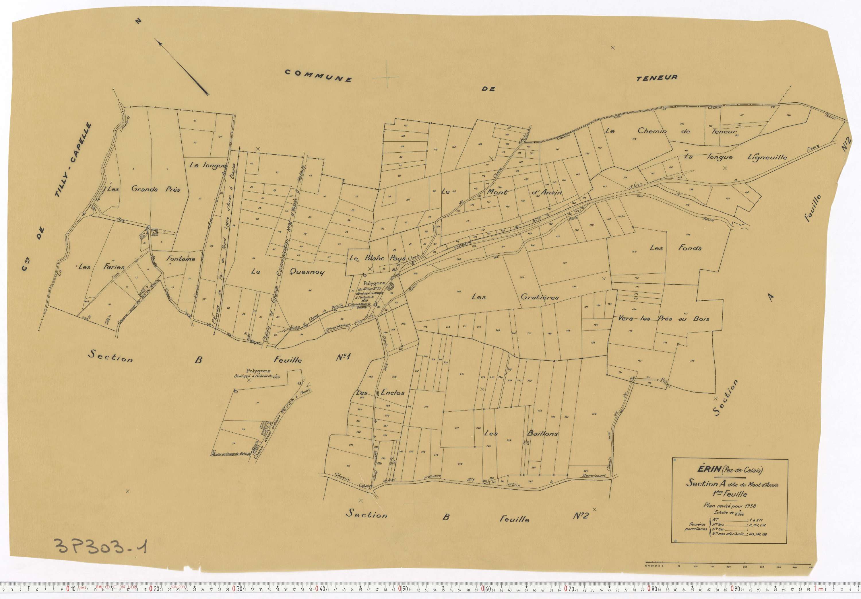 Érin - Section A, feuille 1.