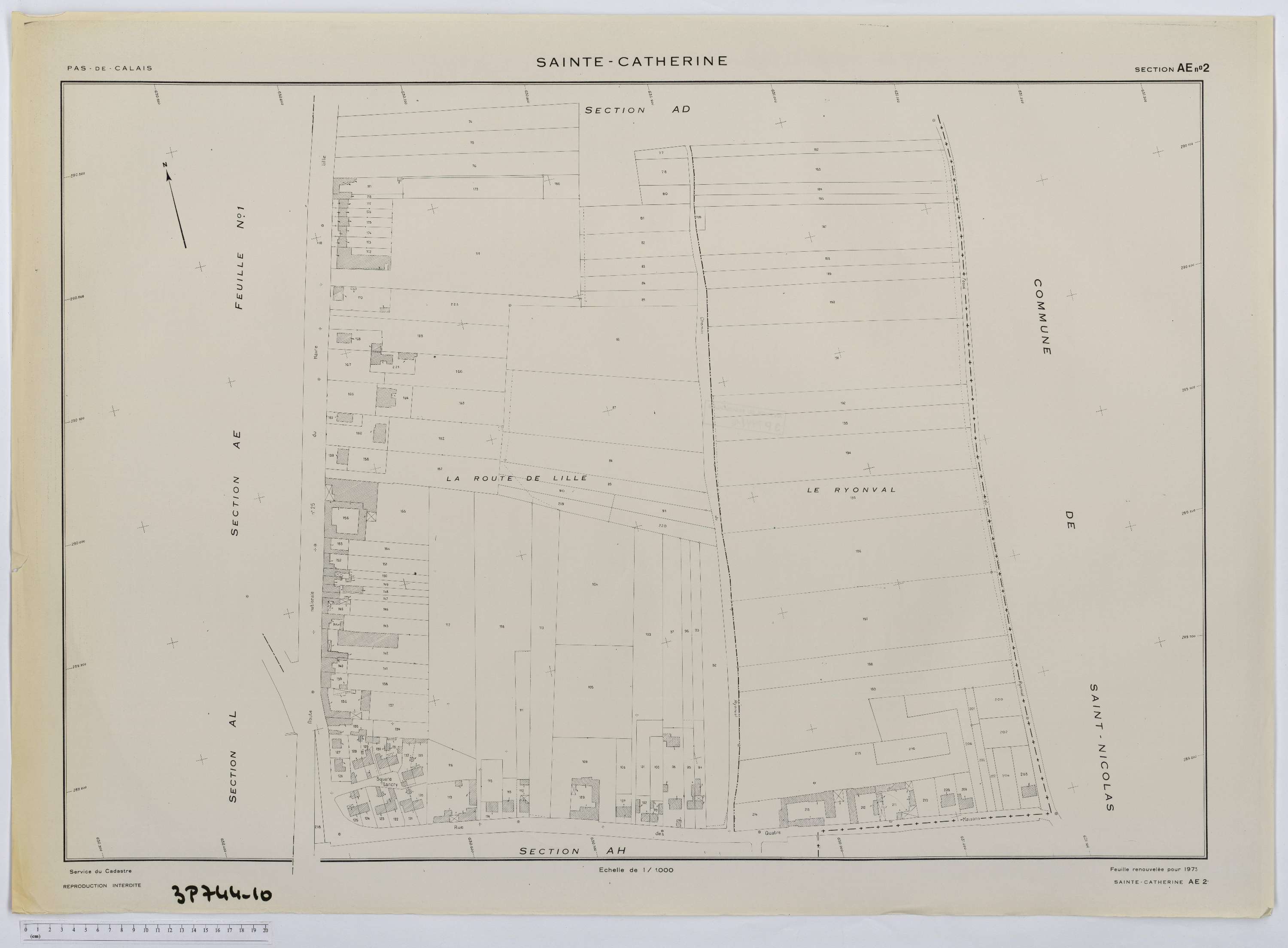 Érin - Section AE, feuille 2.