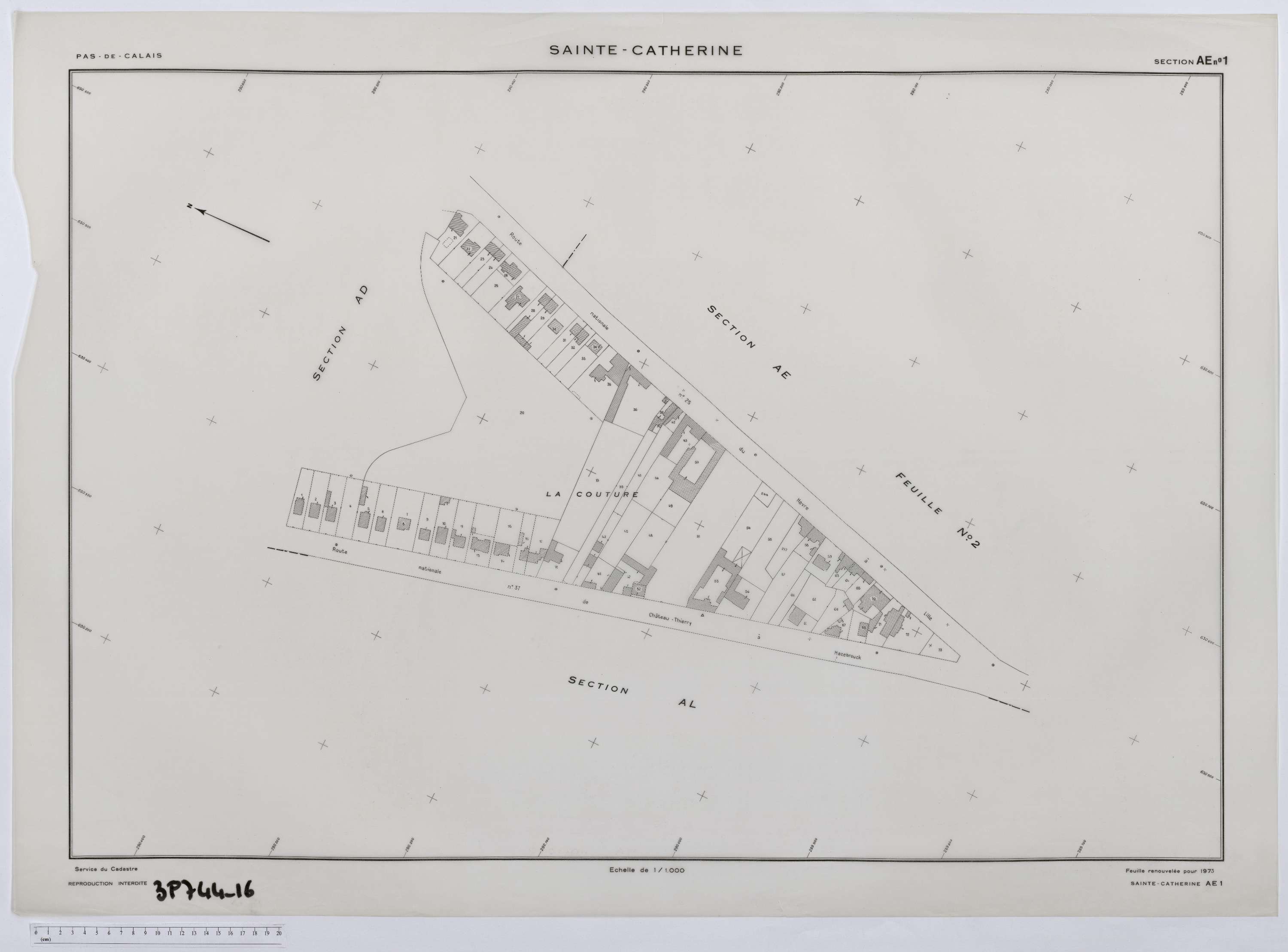 Érin - Section AE, feuille 1.